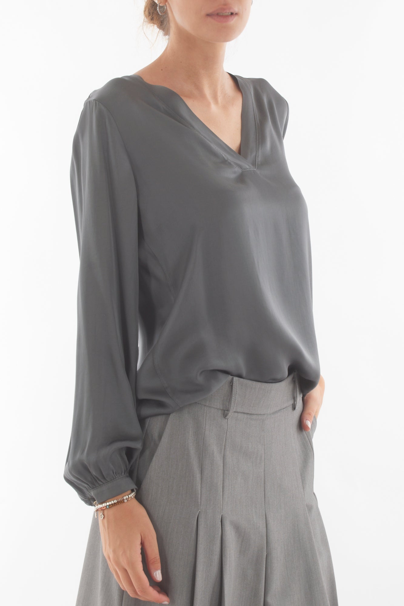 Blusa a v Dixie - Fumo
