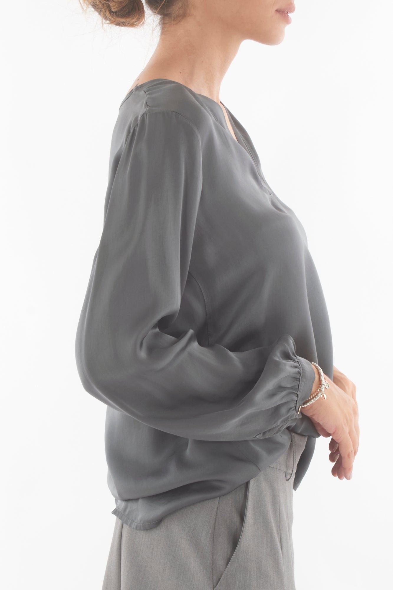 Blusa a v Dixie - Fumo