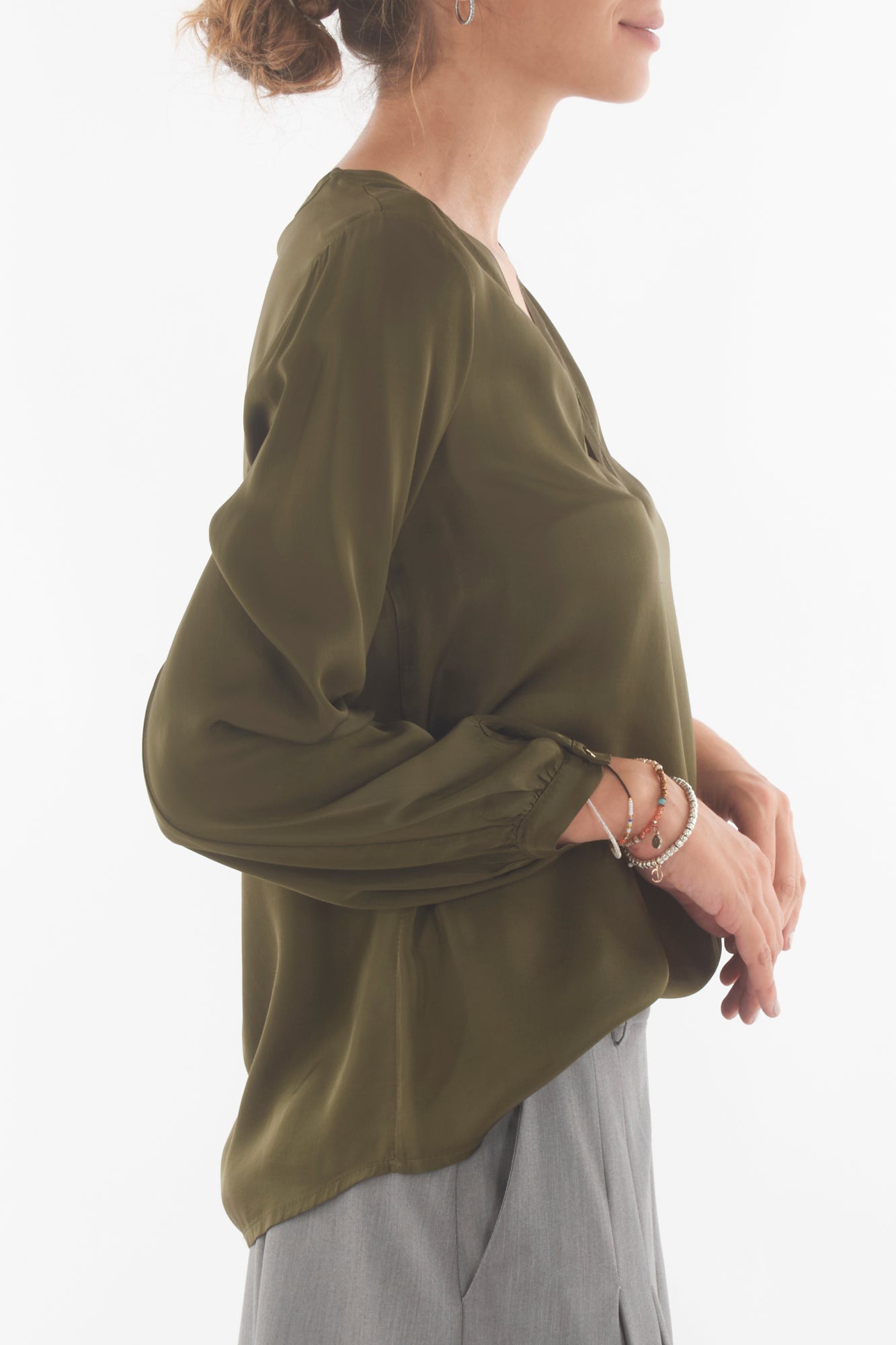 Blusa a v Dixie - Militare