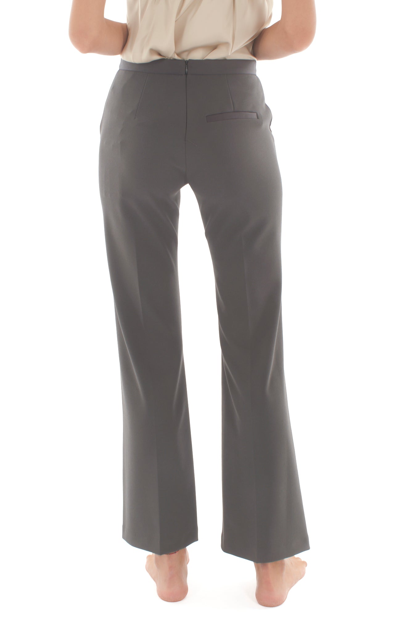 Pantalone a zampetta Imperial- Piombo