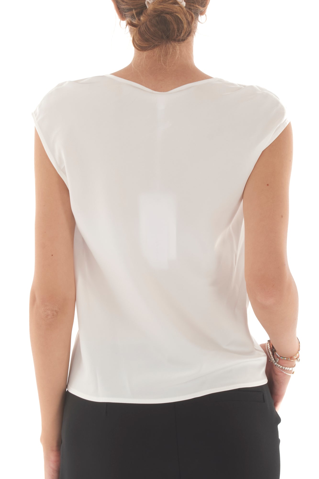 Blusa smanicata Imperial - Off white