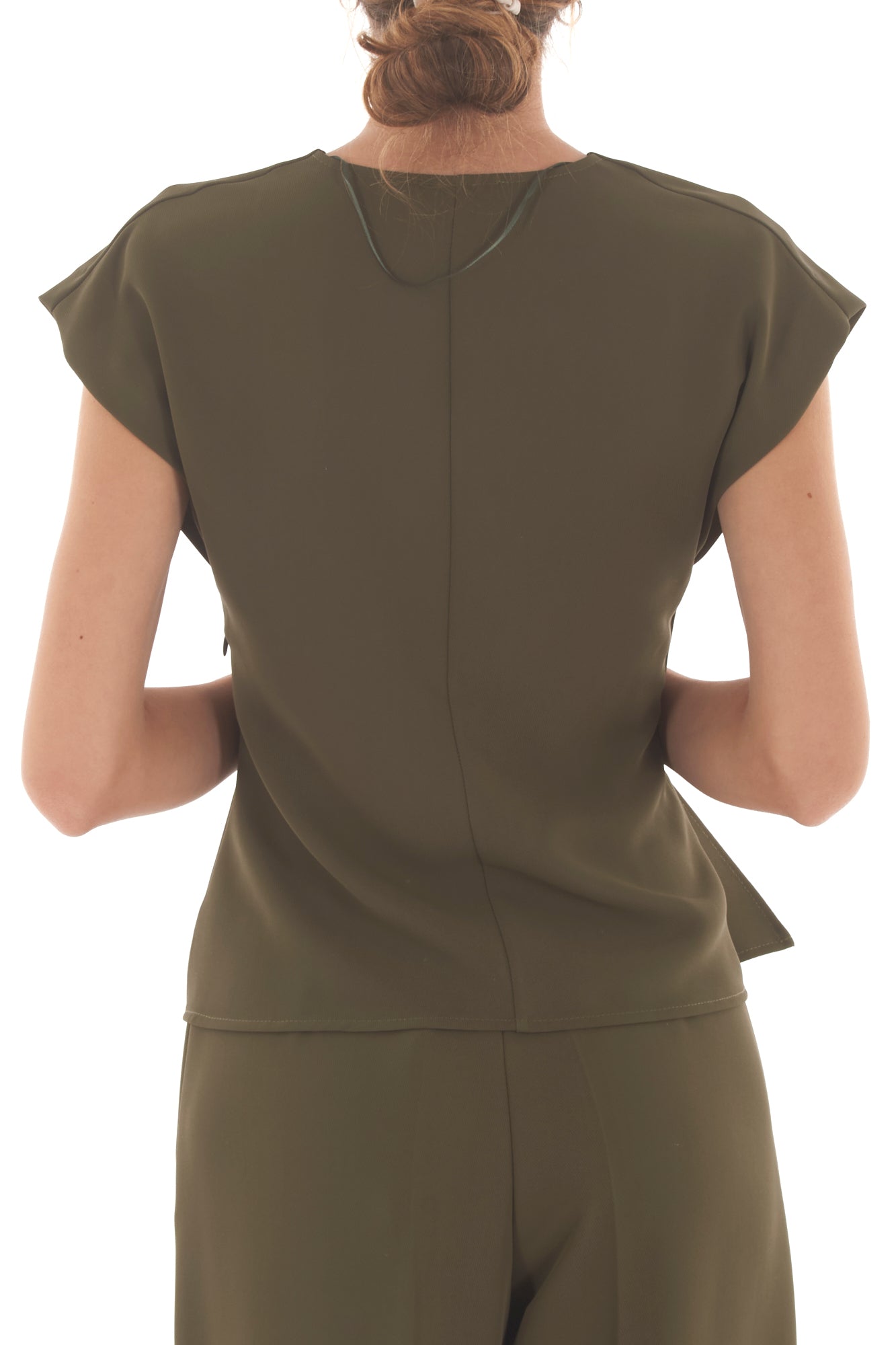 Maglia con nodo di lato King Kong - Verde