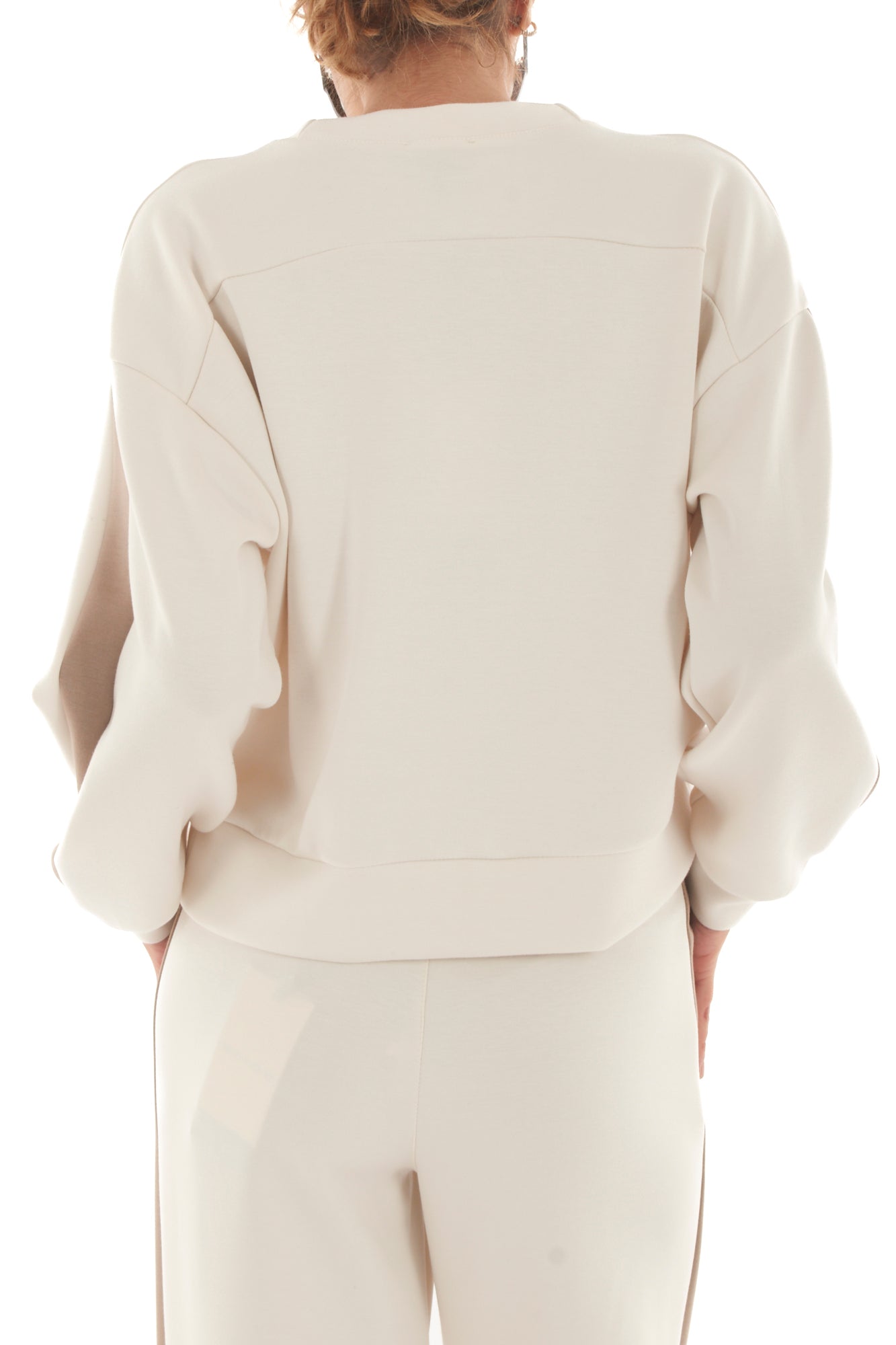 Felpa con banda laterale Metoo - Burro