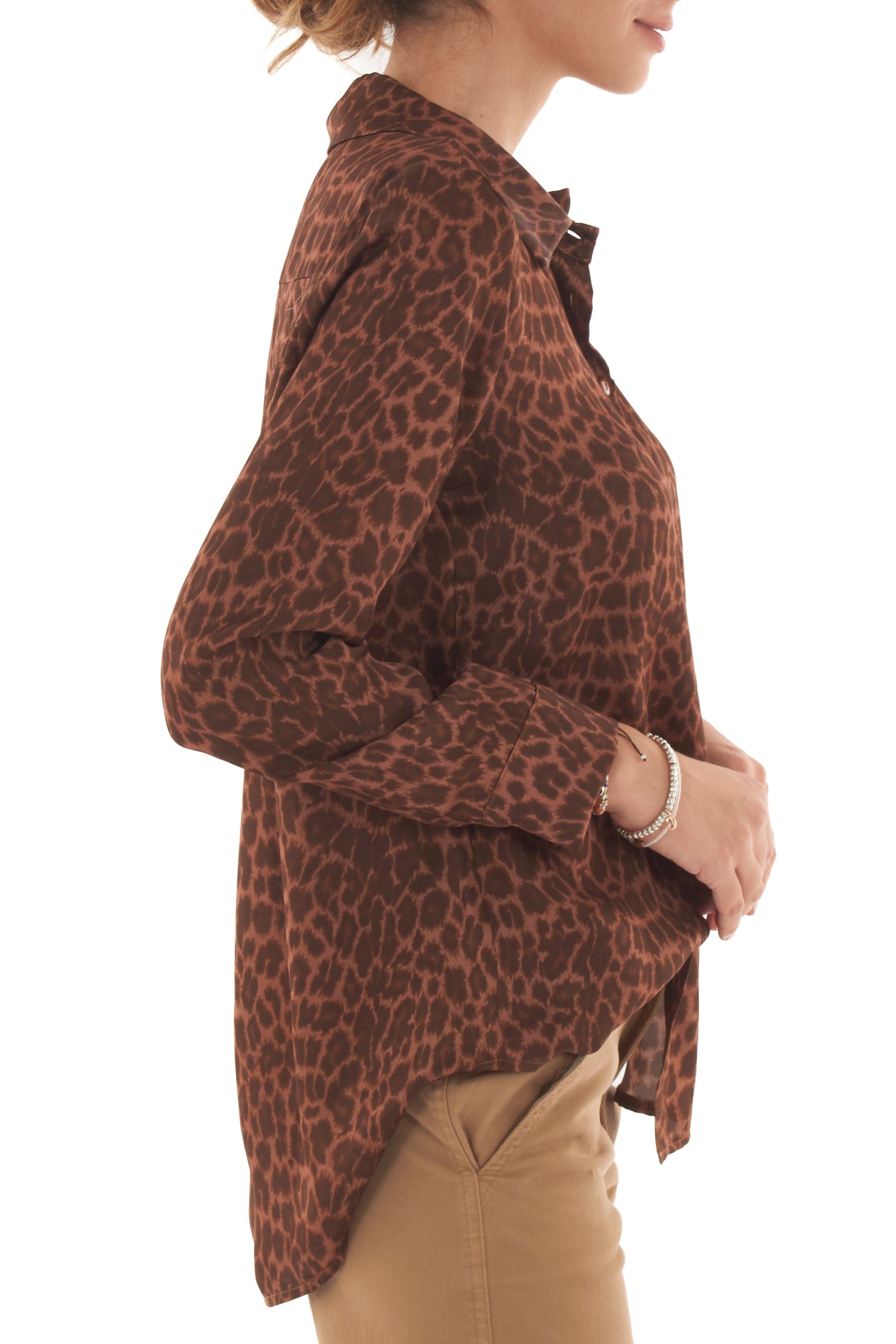 Camicia leopardata Metoo - Moro