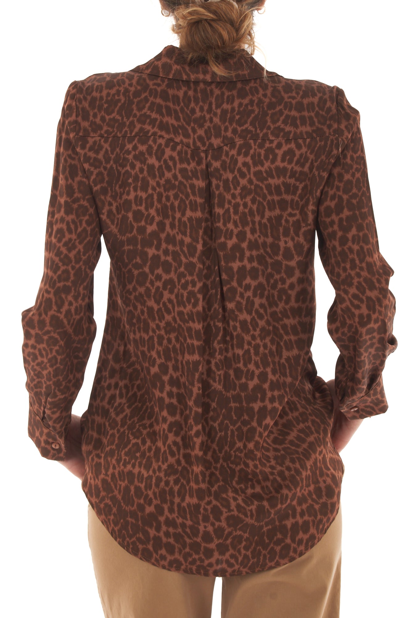 Camicia leopardata Metoo - Moro