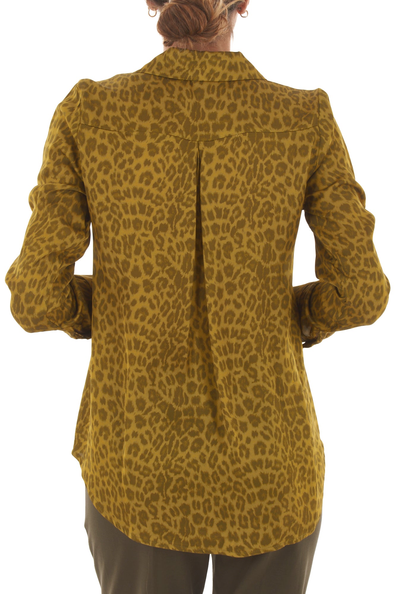 Camicia leopardata Metoo - Olio