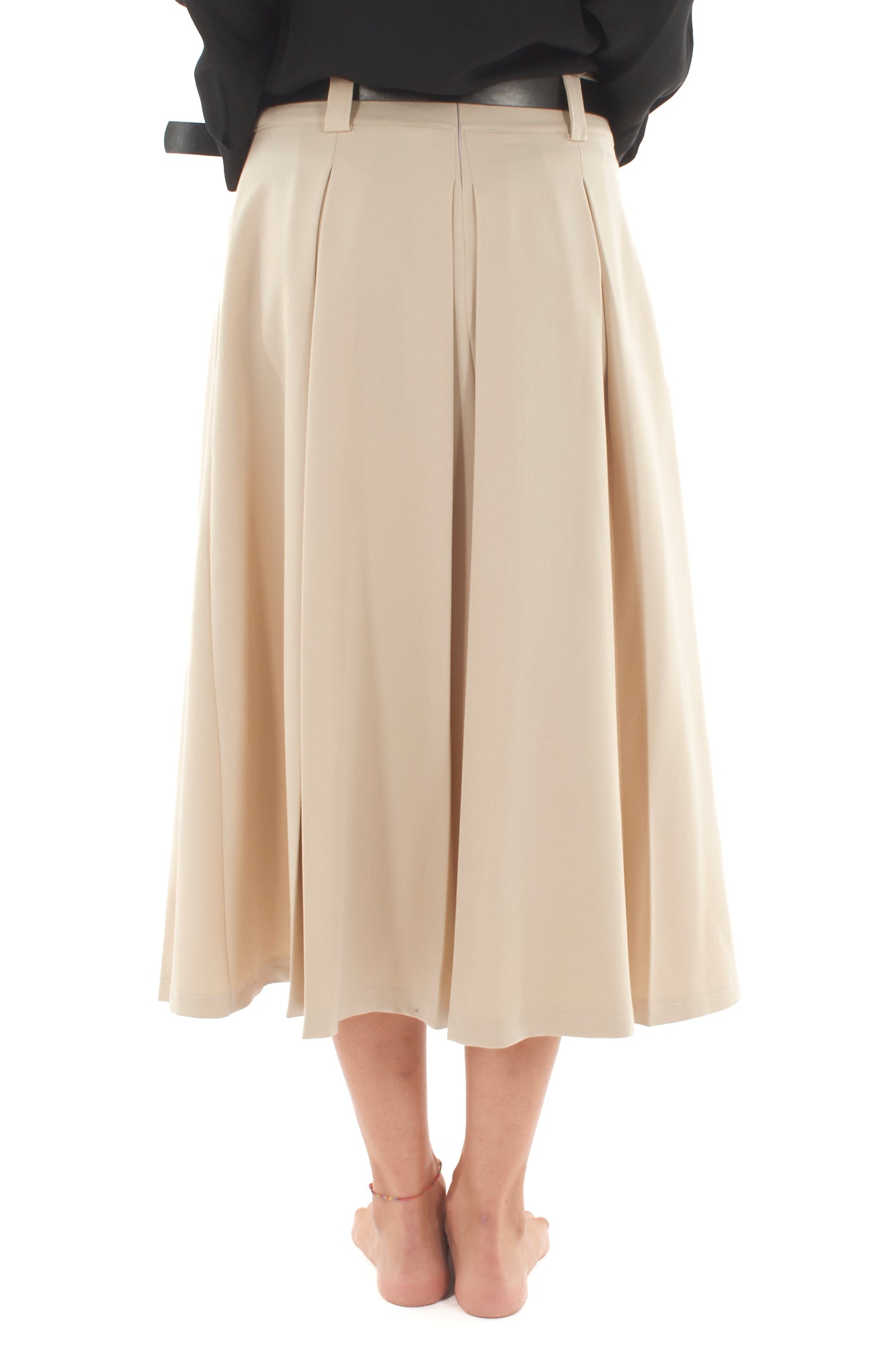 Gonna lunga con pieghe Metoo - Burro