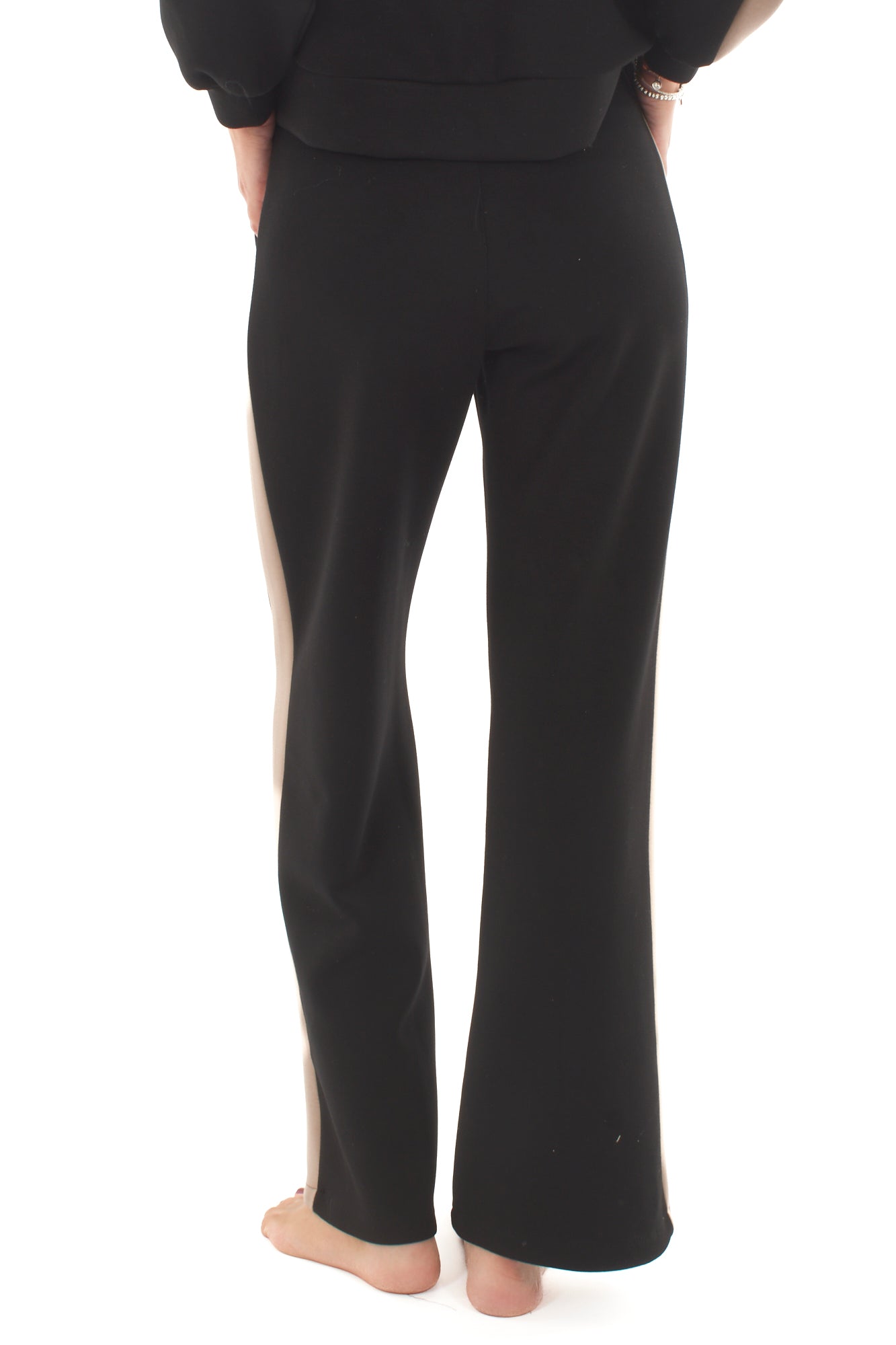 Pantalone con banda laterale Metoo - Nero