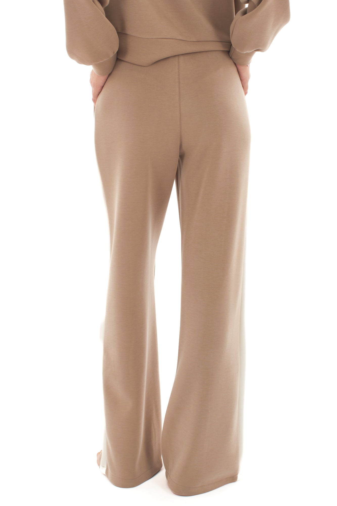 Pantalone con banda laterale Metoo - Tabacco