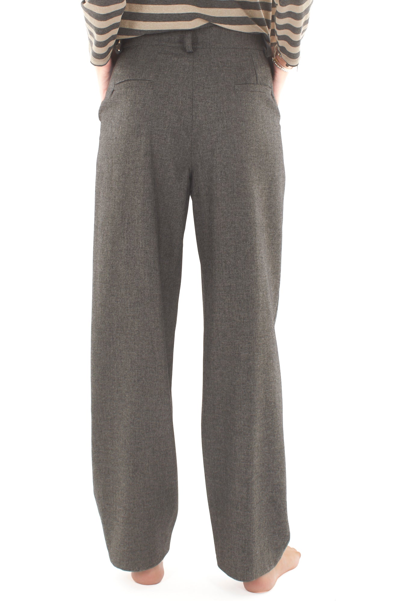 Pantalone in grisaglia Metoo - Nero