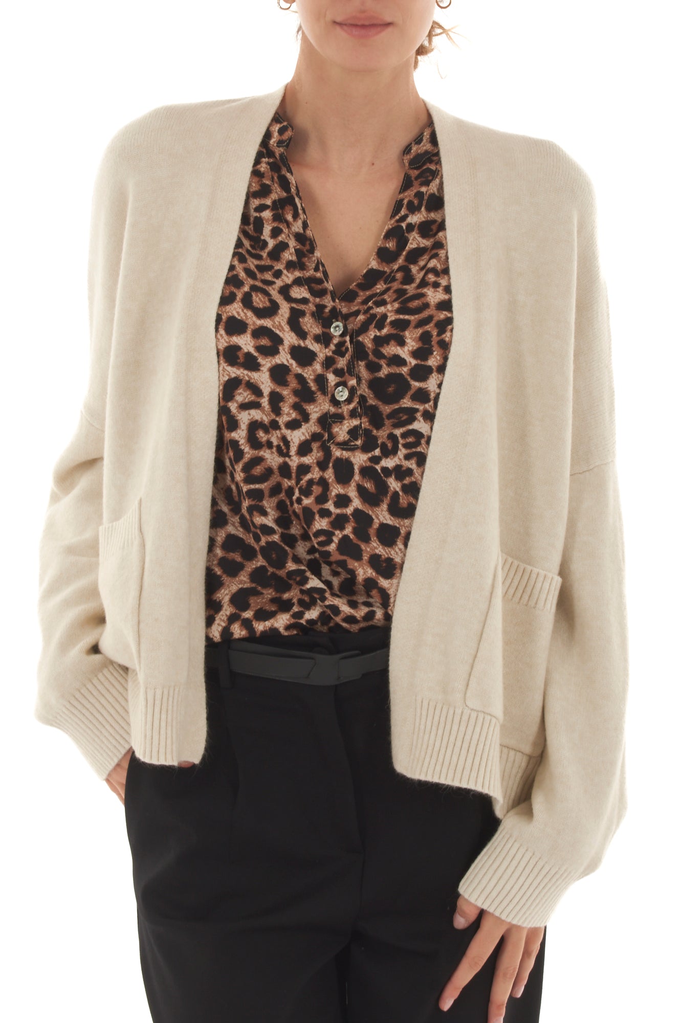 cardigan aperto Metoo - Burro