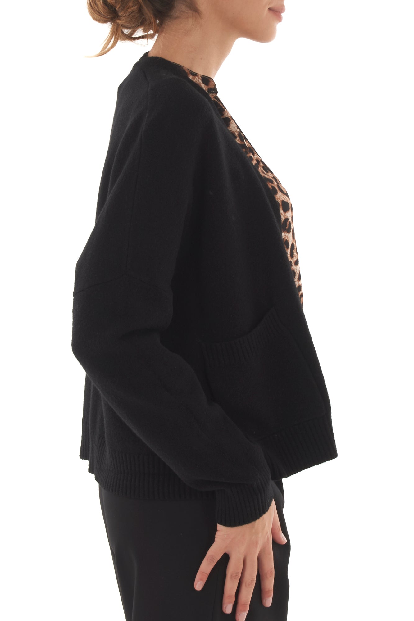 cardigan aperto Metoo - Nero