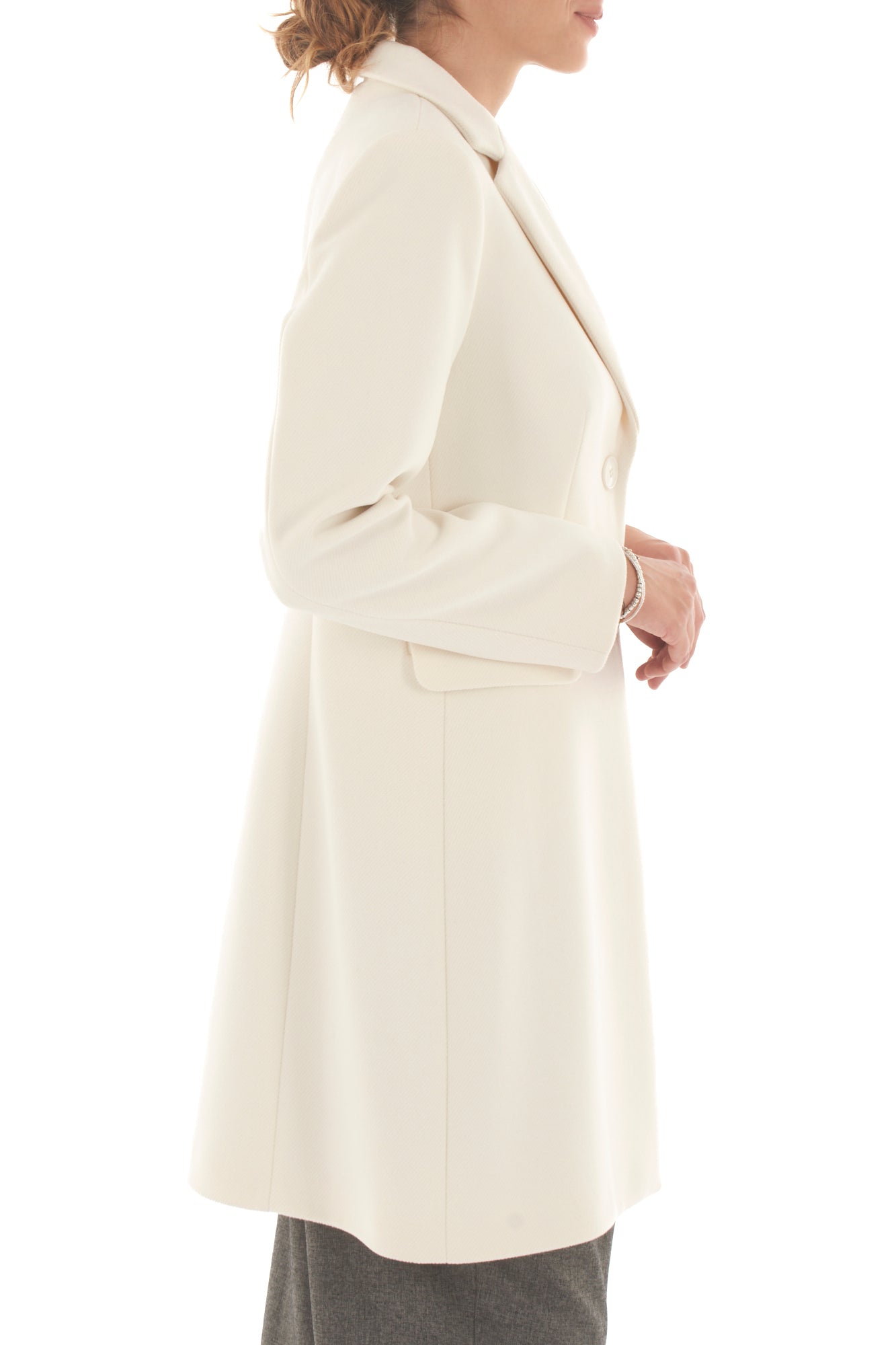 Cappotto mono petto Metoo - Burro