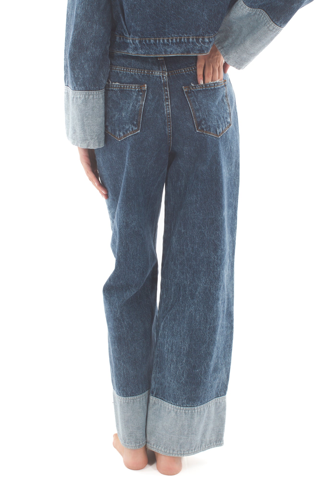 Jeans palazzo Susy mix - Jeans