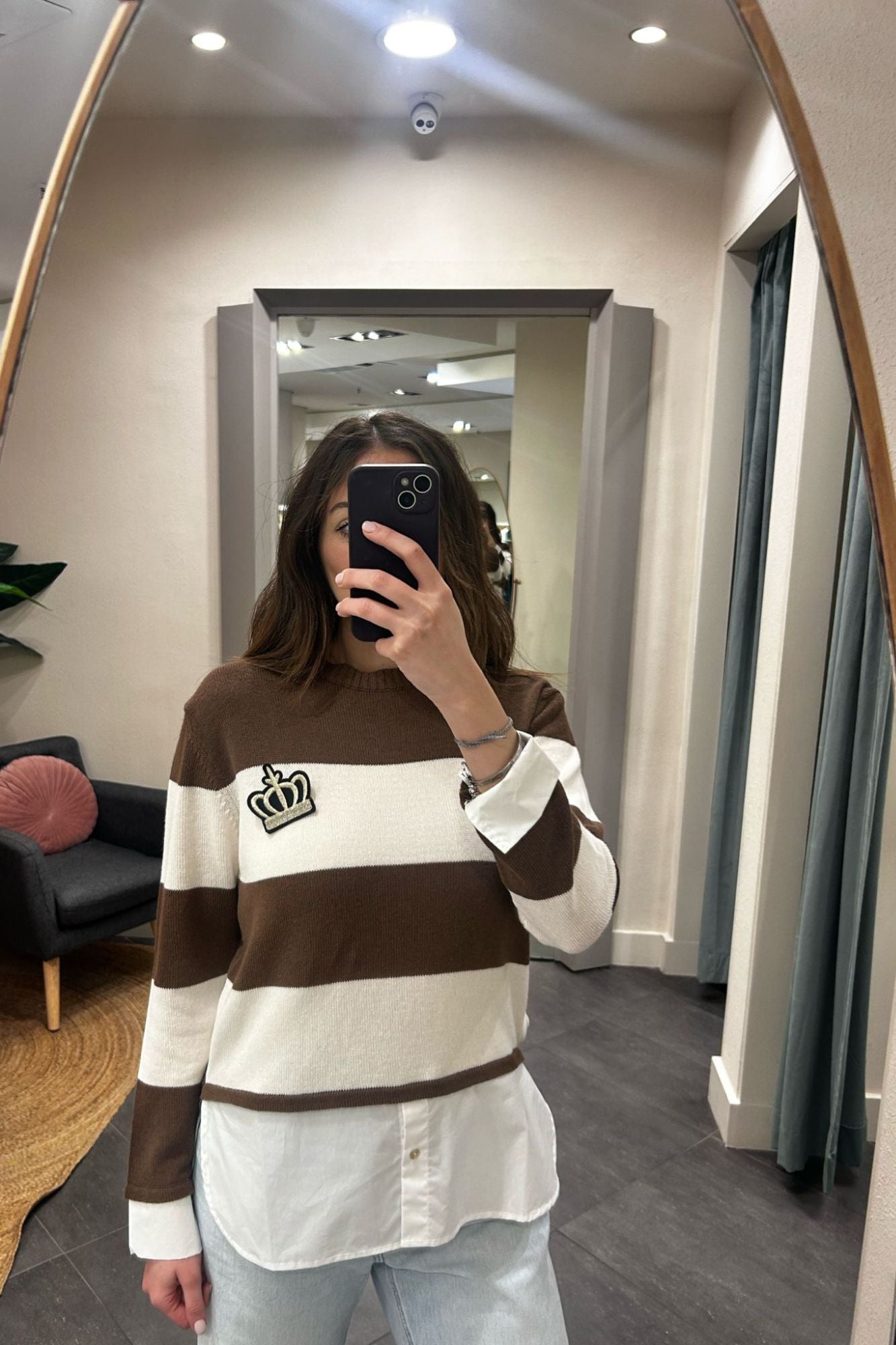 MOTEL Maglia con camicia Motel - Moro Moro