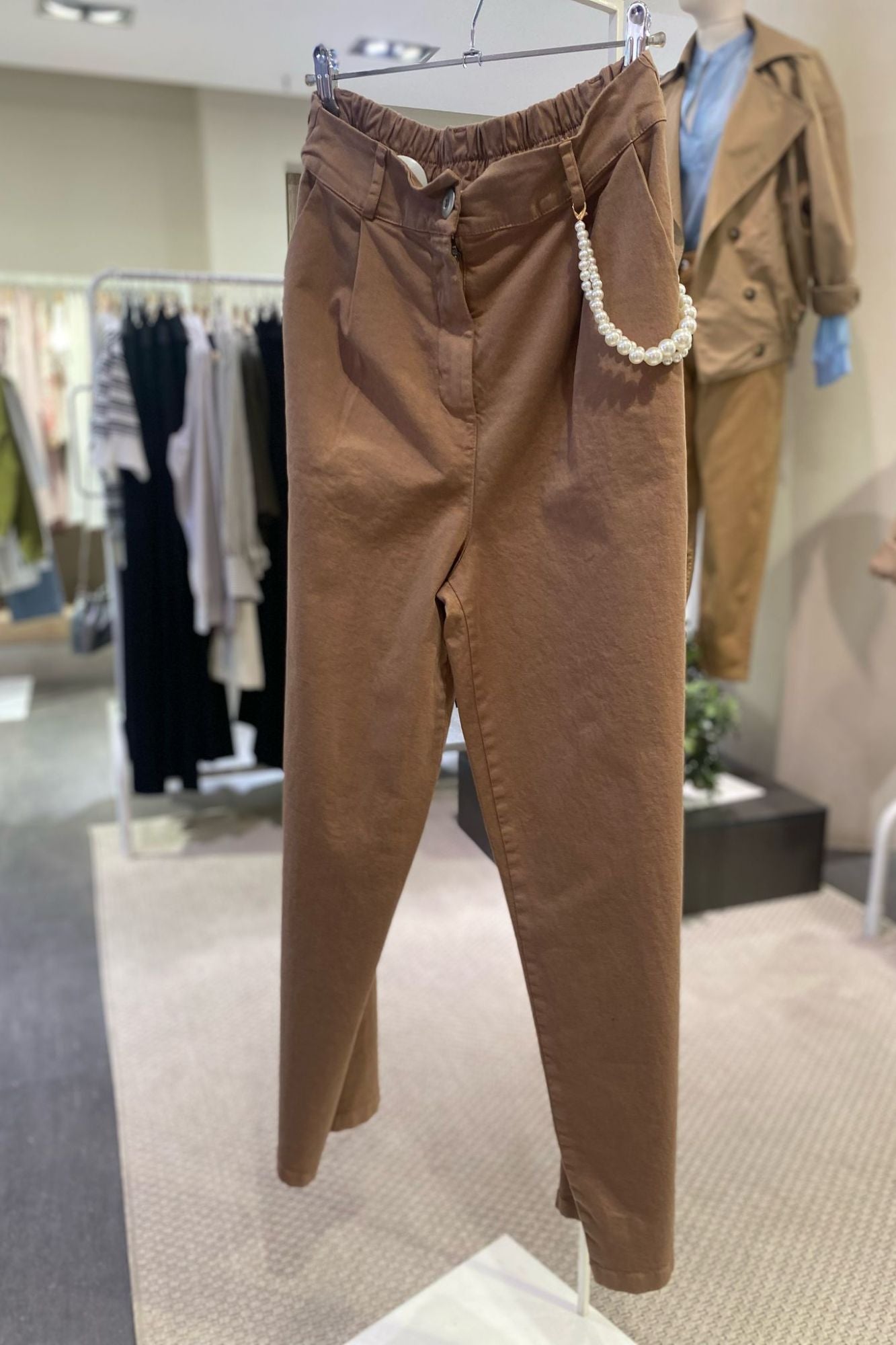 SUSY MIX Pantalone cotone Susy mix Caramello Caramello