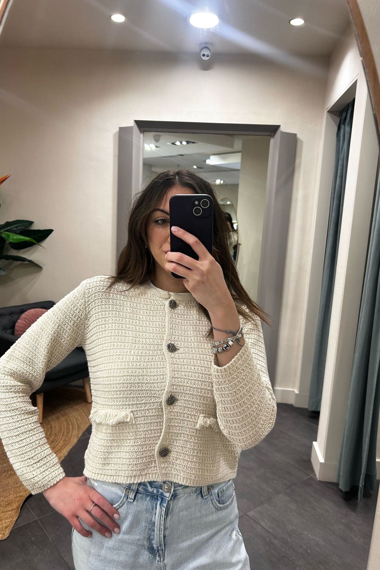 SUSY MIX Giacca Chanell Susy mix - Burro Burro