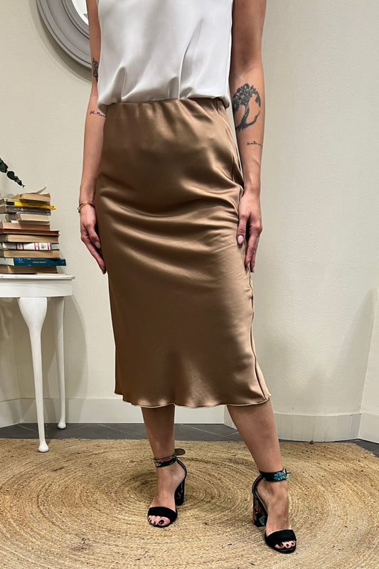 Gonna in satin Dixie
