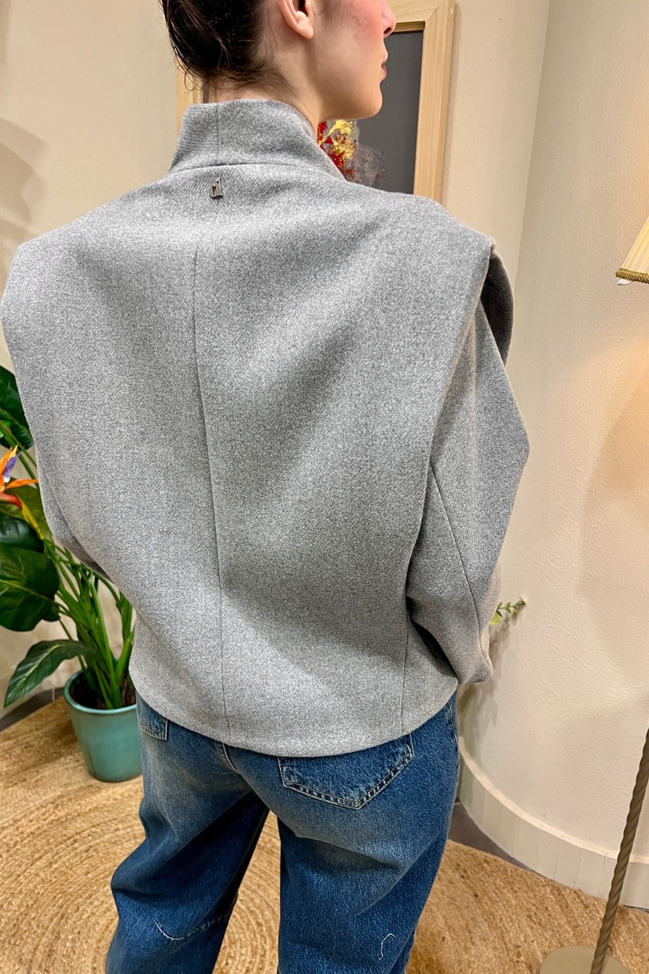 DIXIE Giacca con soffietto Dixie Grigio