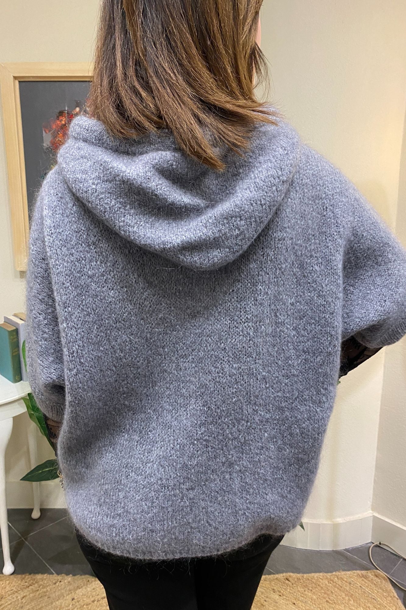 DIXIE Maglione misto mohair Dixie Grigio