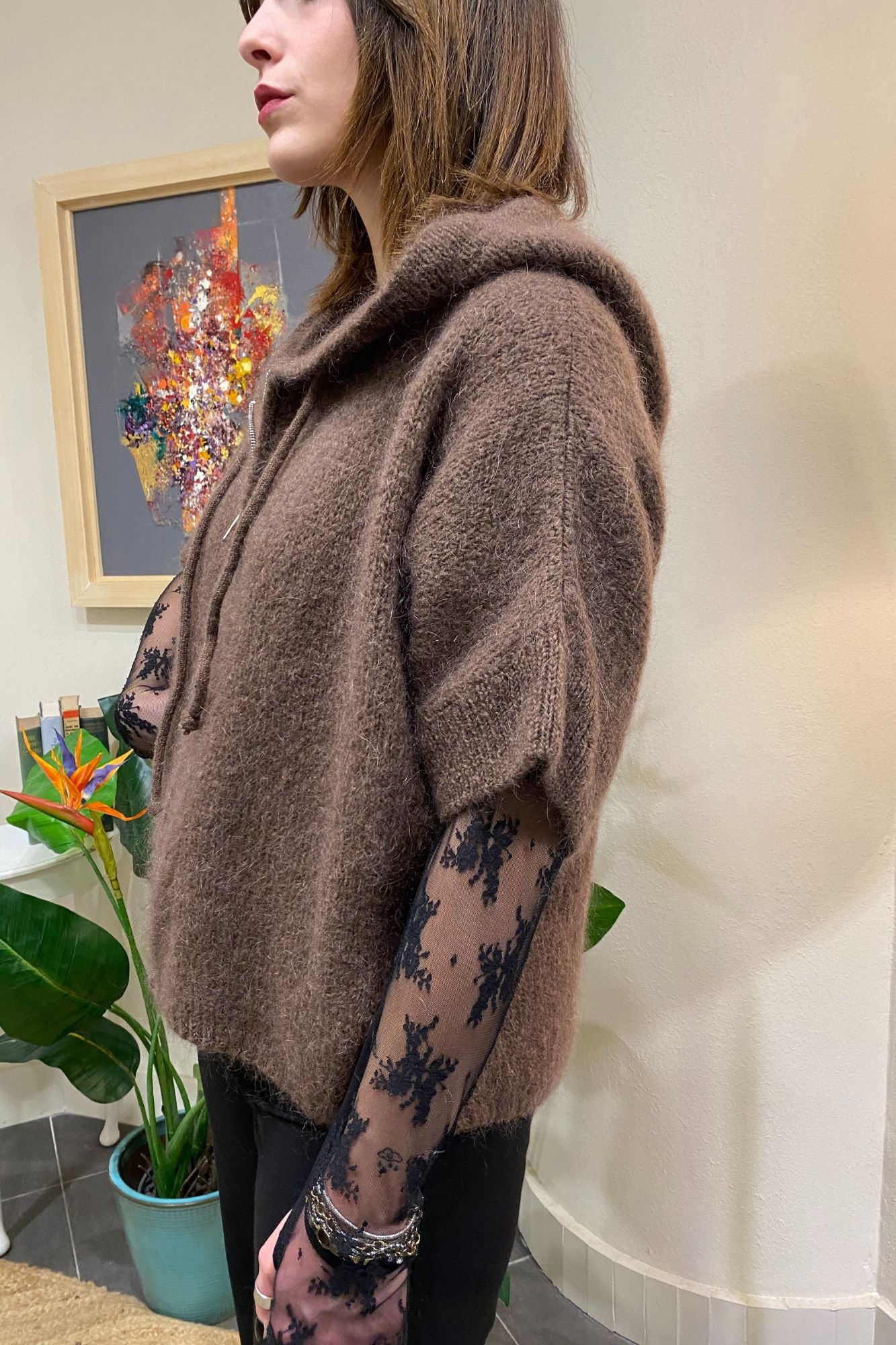 DIXIE Maglione misto mohair Dixie Moro