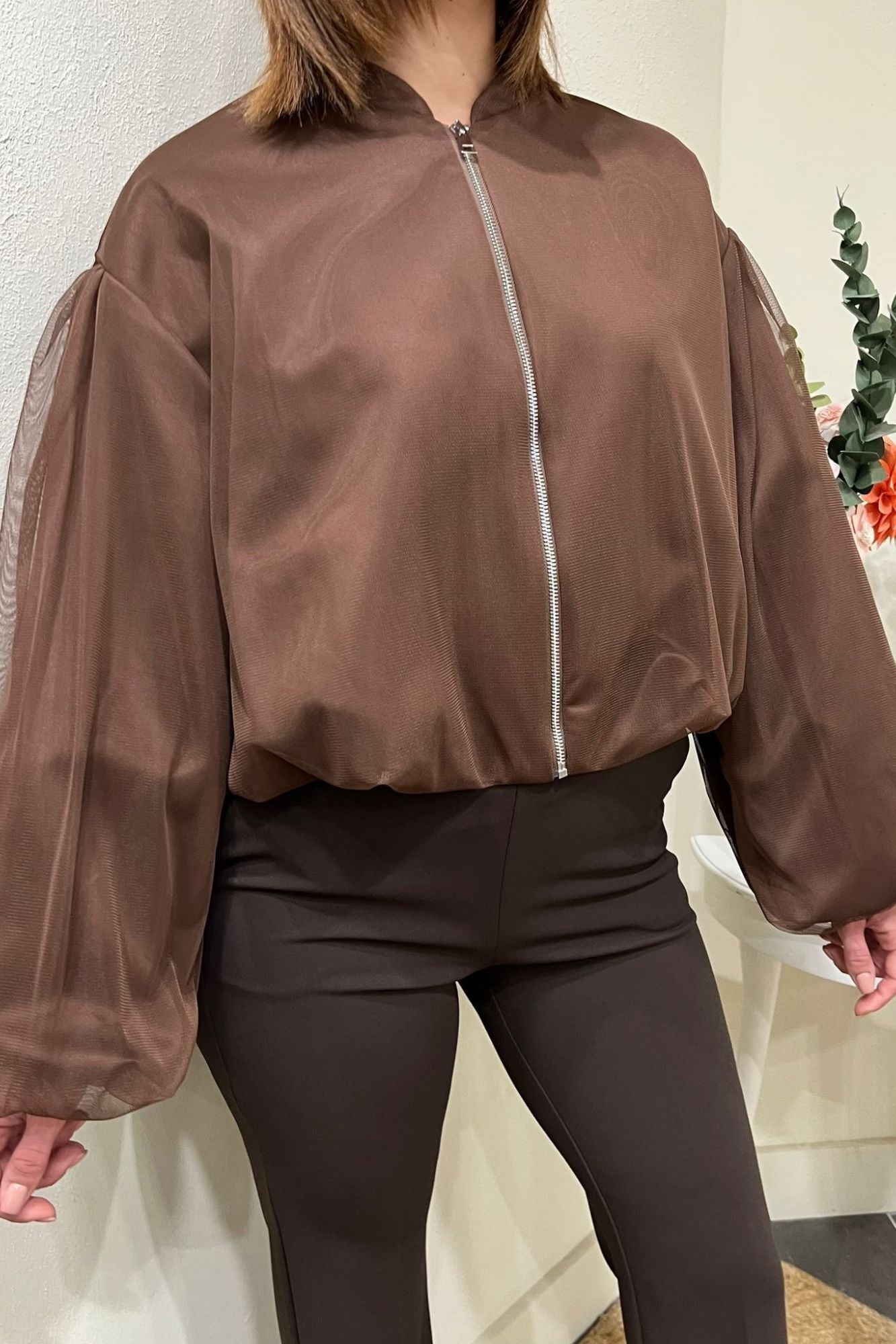 Bomber con manica a trapezio Imperial