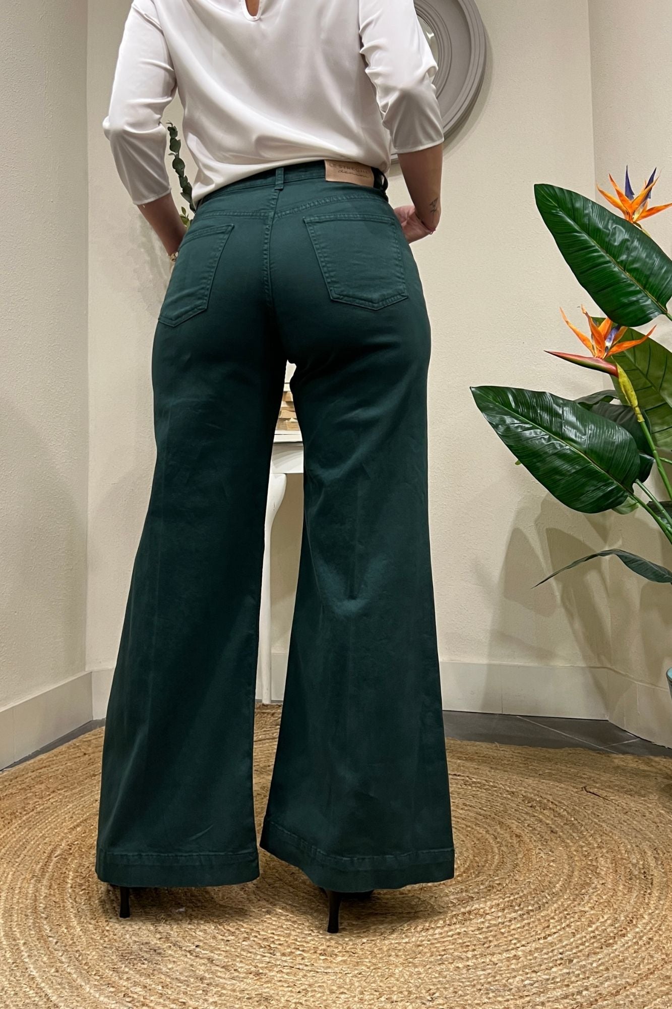 LE STREGHE Jeans colorato Le streghe Verde