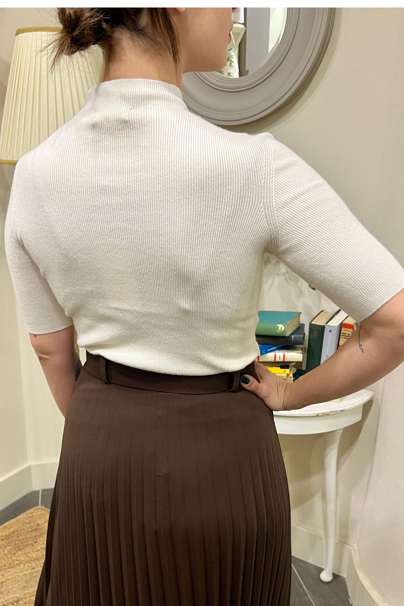 METOO Maglia a costine Metoo Burro