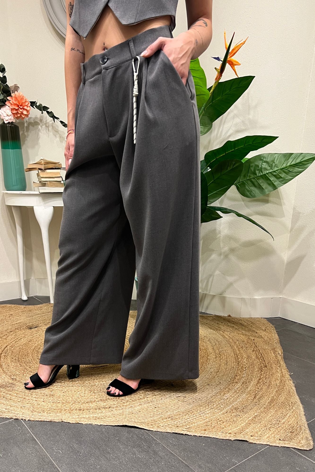 PHILIA LOFT Completo gile e pantalone Philia loft Grigio
