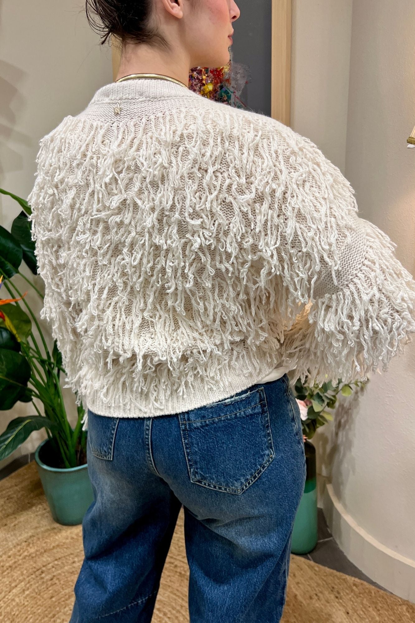 SOUVENIR Cardigan con bottoni Souvenir Panna