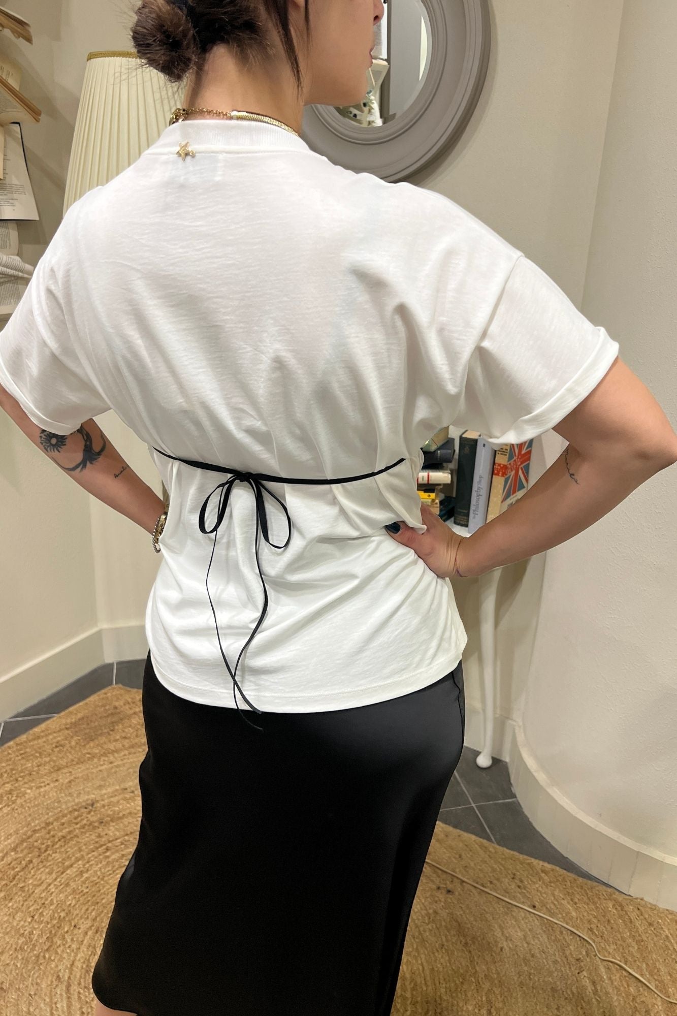 T shirt con pizzo Souvenir