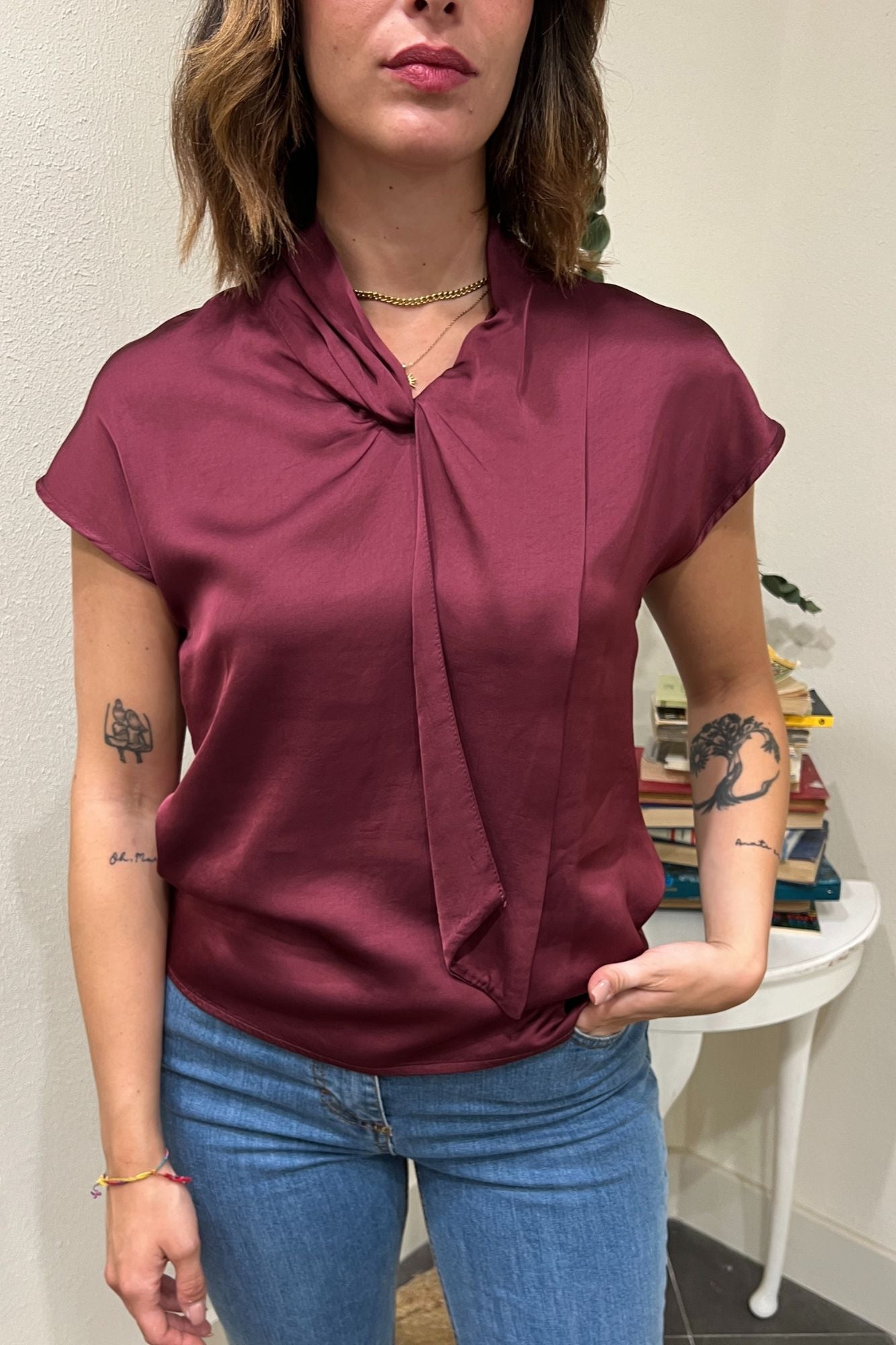 SUSY MIX Blusa in viscosa Susy mix Ciliegie
