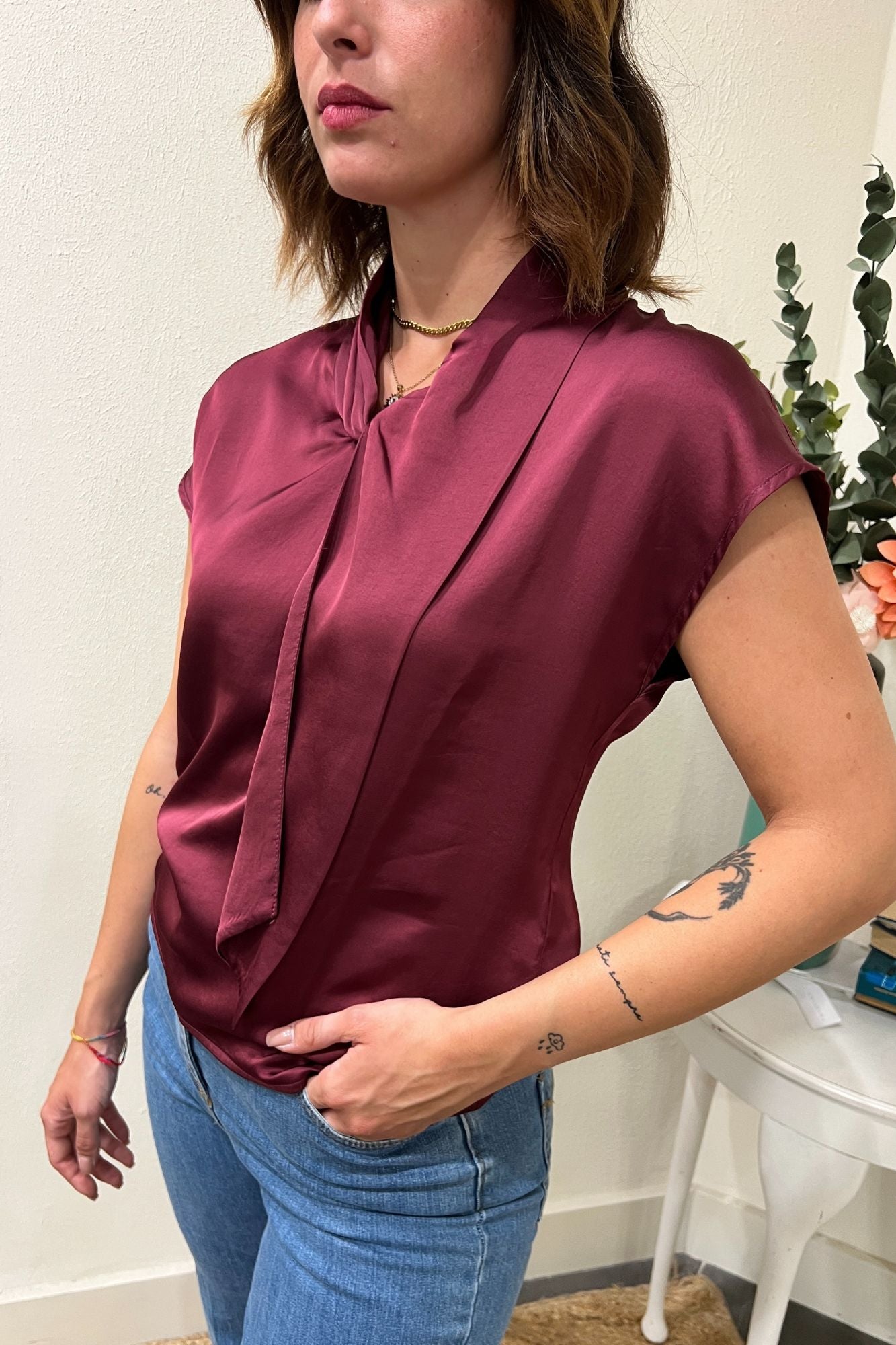 SUSY MIX Blusa in viscosa Susy mix Ciliegie