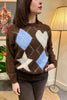 maglione rombi e cuore susy mix 8229 40865126