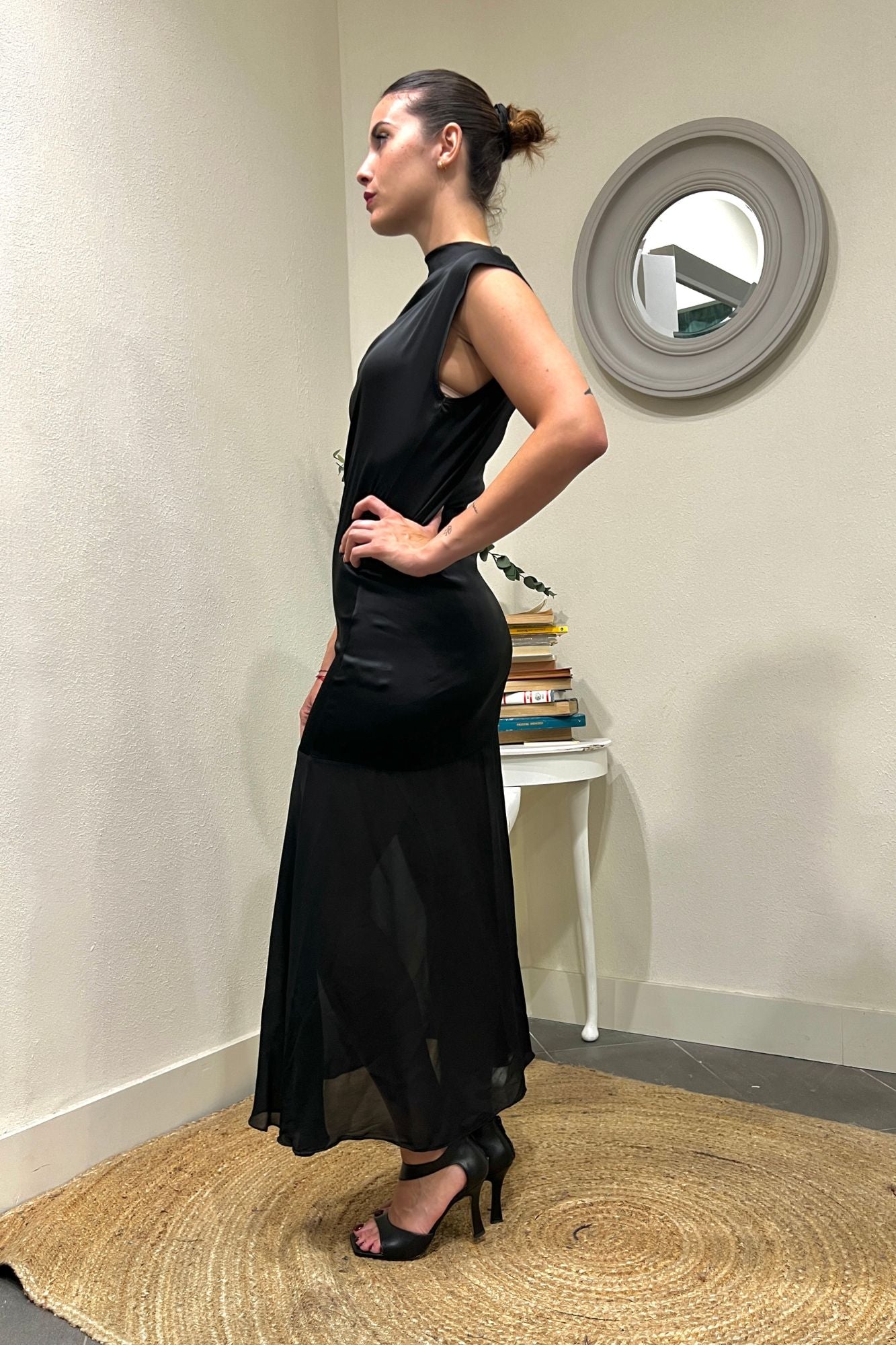 SUSY MIX Abito in viscosa Susy mix Nero
