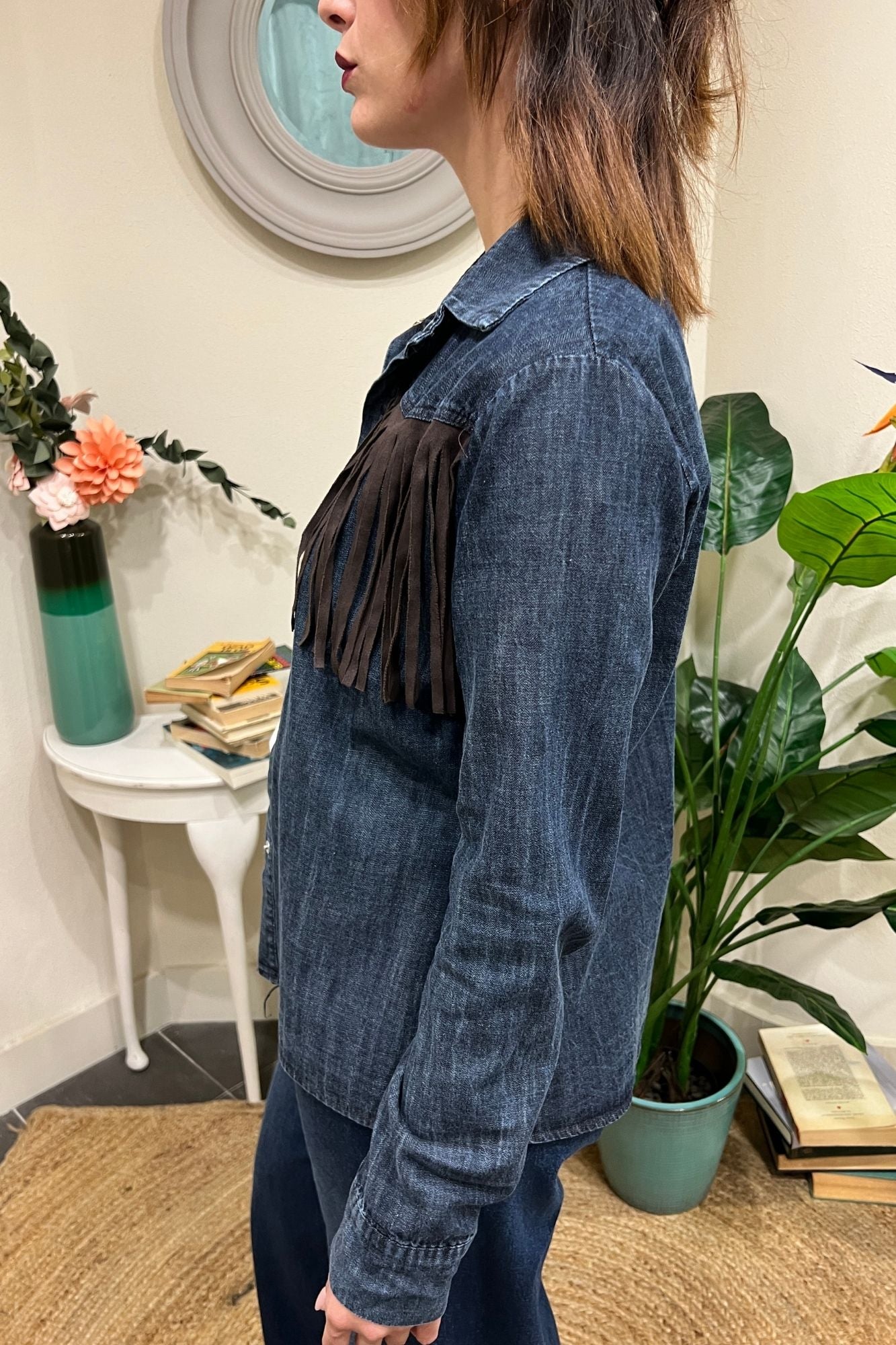 SUSY MIX Camicia con frange Susy mix Blu