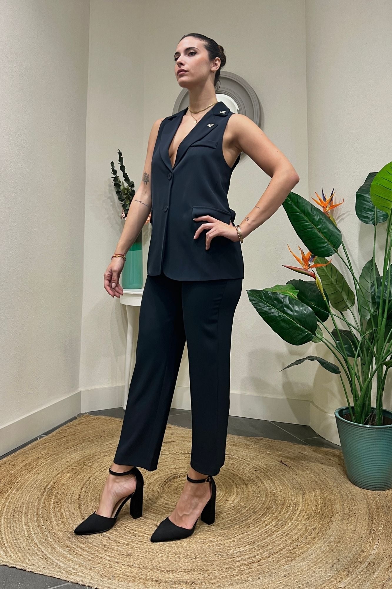 Completo gilet e pantalone Susy mix