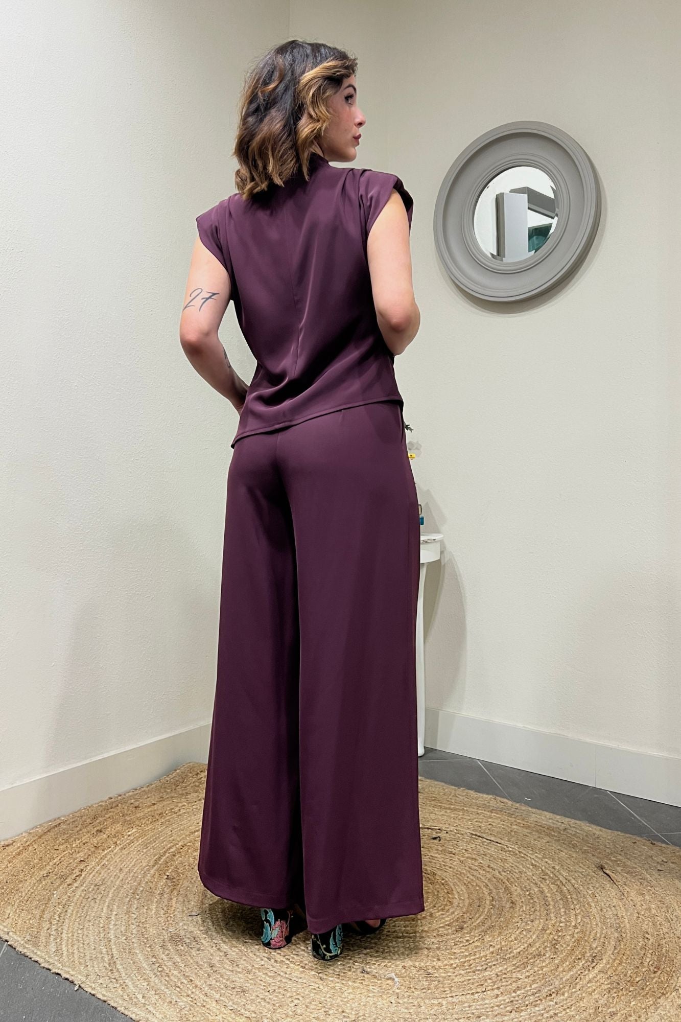 SUSY MIX Completo blusa e pantalone Susy Mix Vino