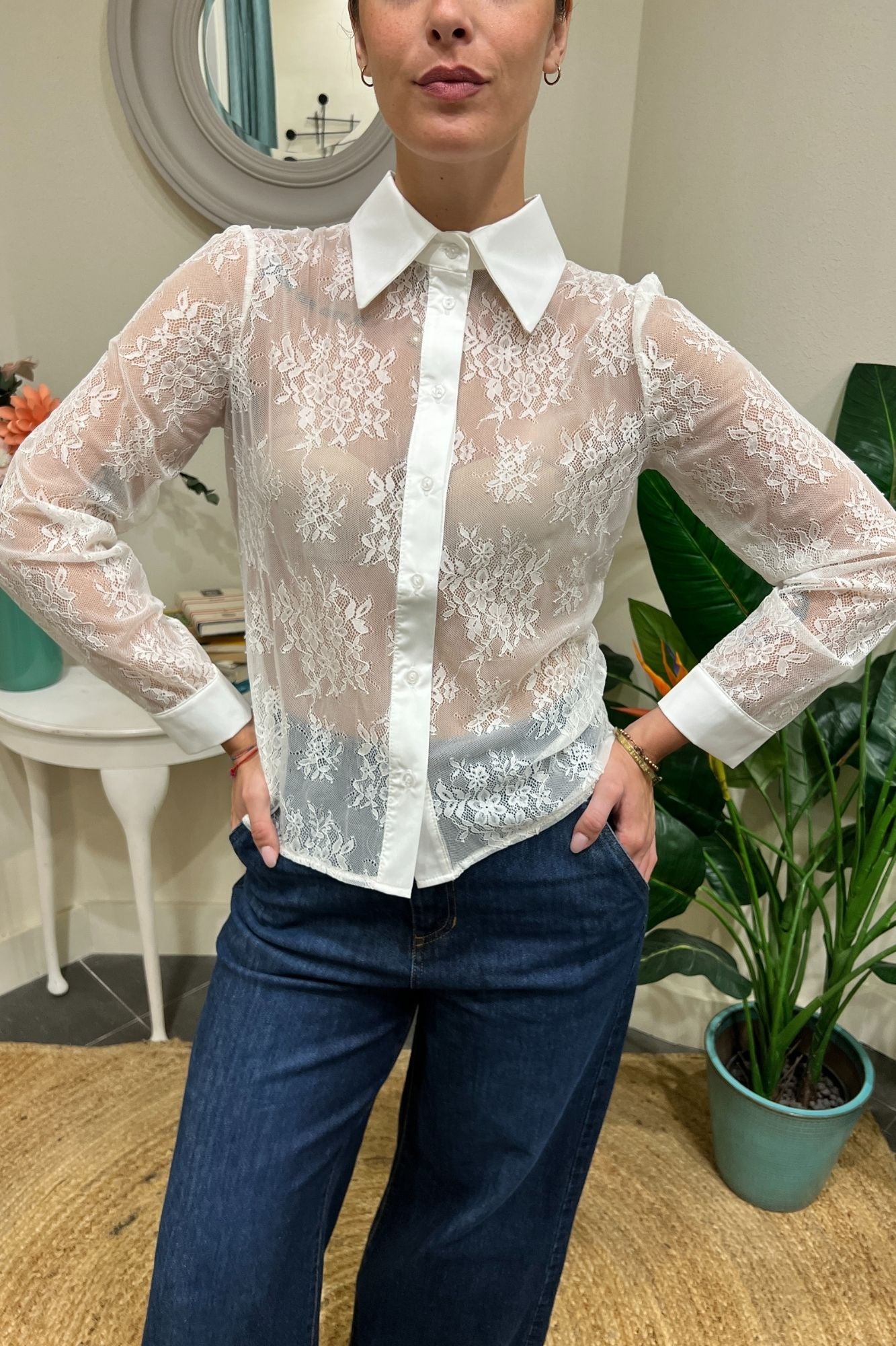 Camicia in pizzo Susy mix