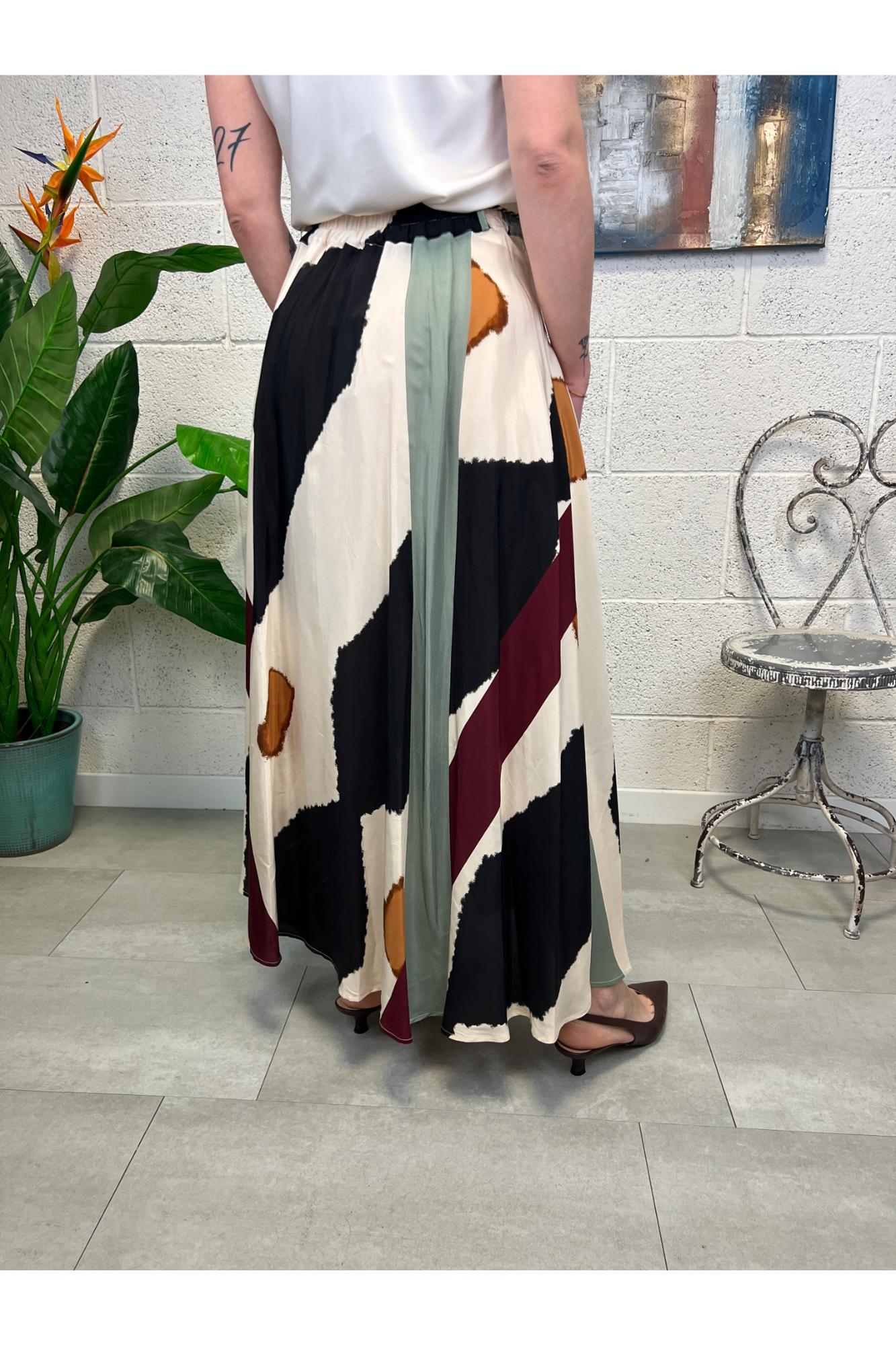 DIXIE Gonna lunga fantasia Dixie Multicolor