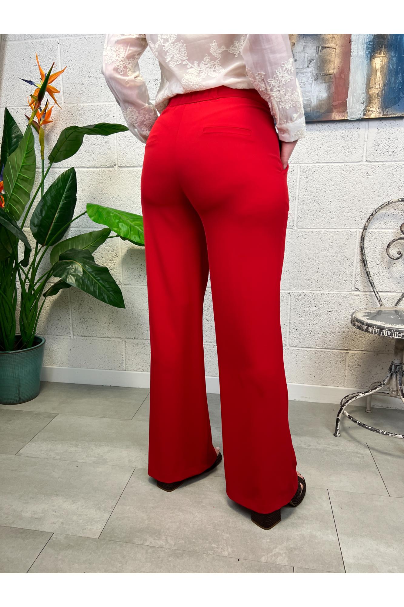 DIXIE Pantalone palazzo Rosso