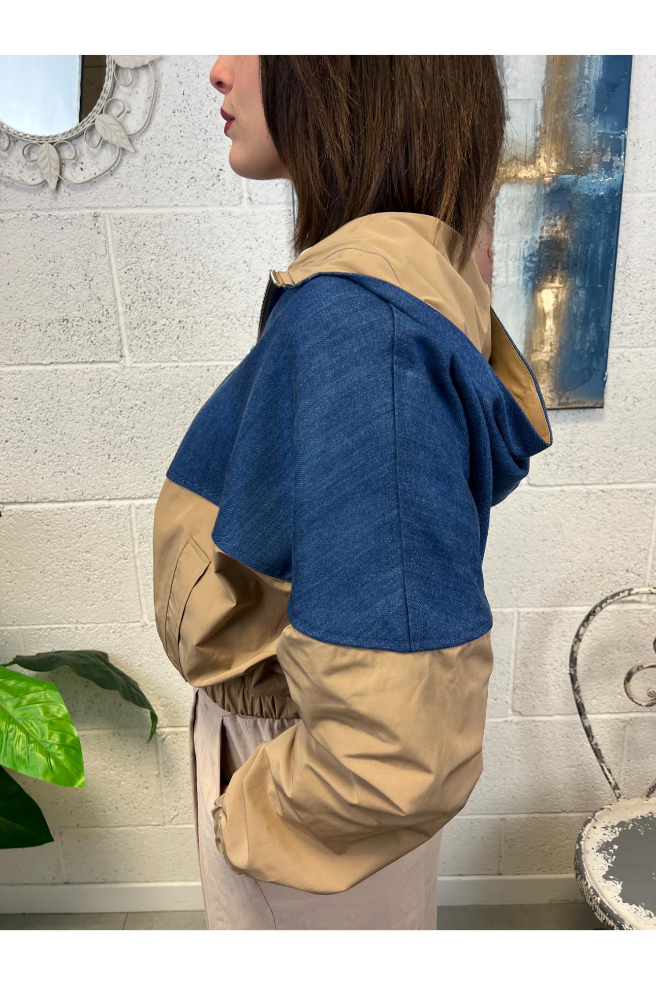 DIXIE Bomber con jeans Dixie Camel
