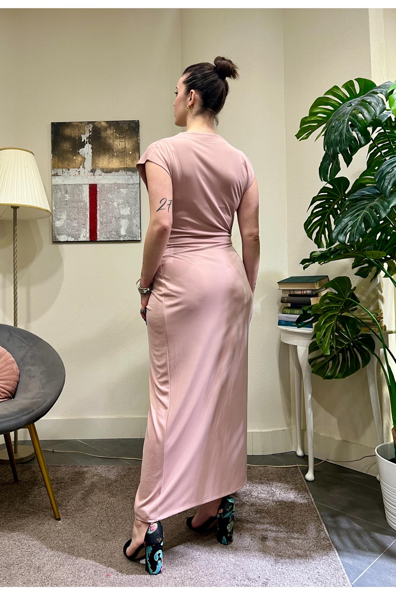 IMPERIAL Abito con nodo laterale Imperial Cipria