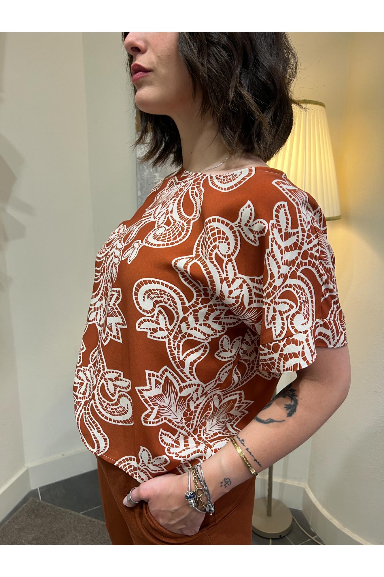METOO Blusa fantasia Metoo Coccio
