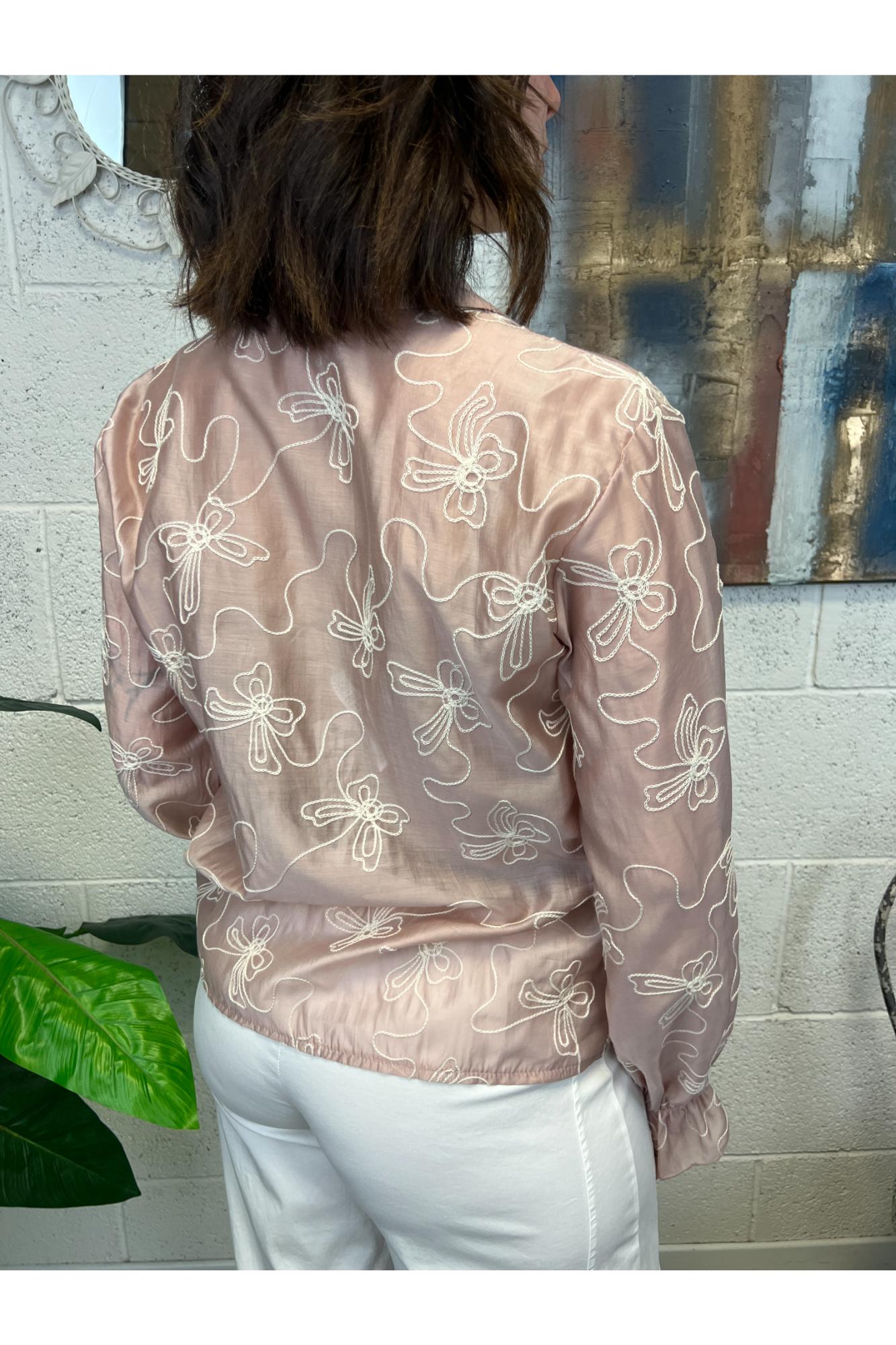 METOO Camicia ricamata Metoo Rosa