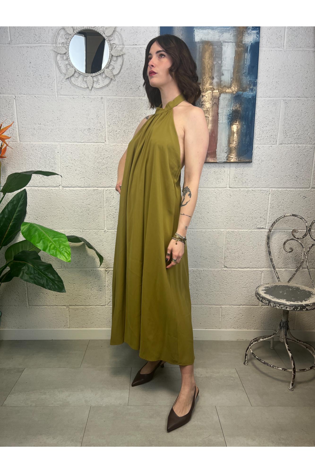 METOO Abito scollo schiena Metoo Verde