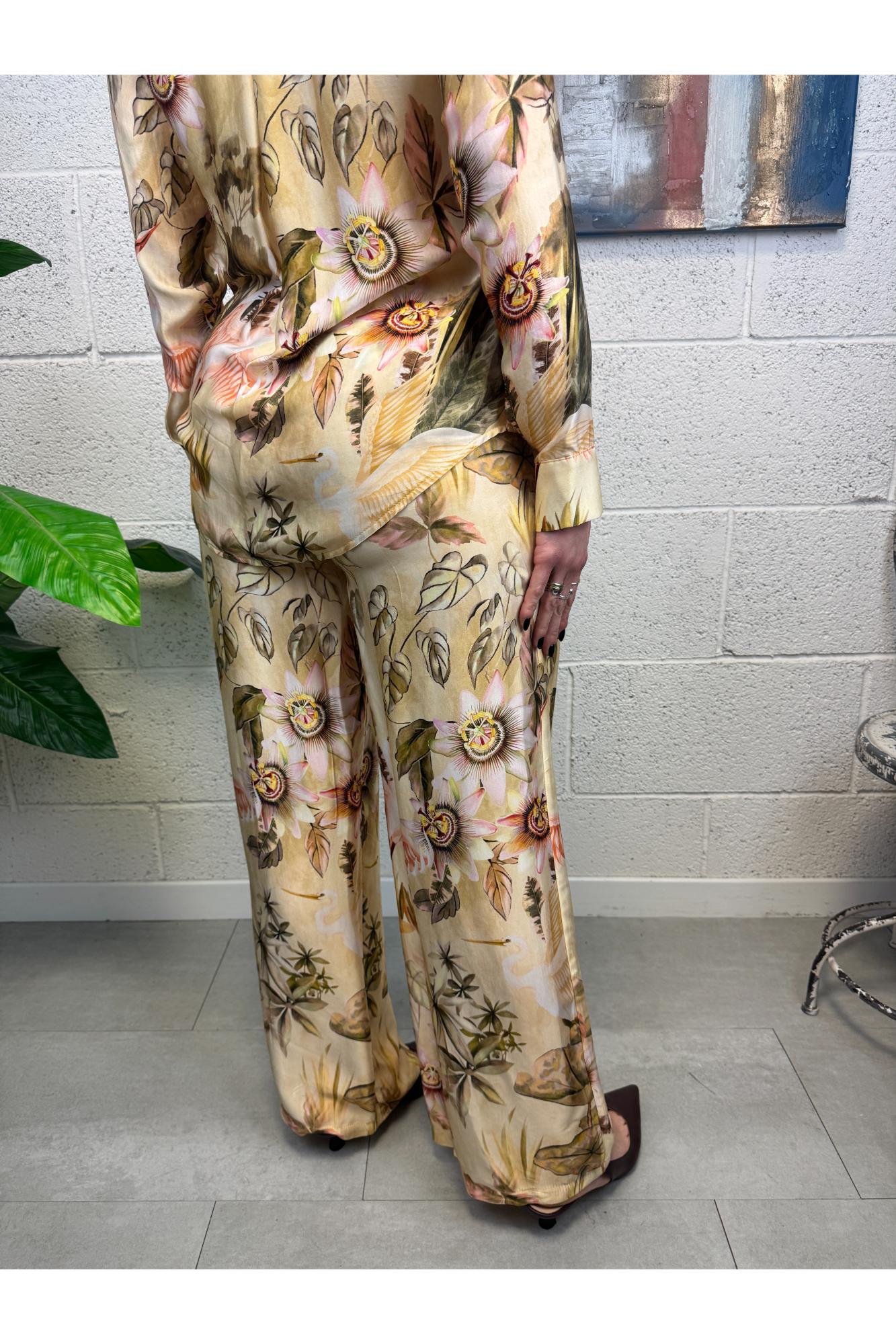 METOO Pantalone fantasia Metoo Giallo