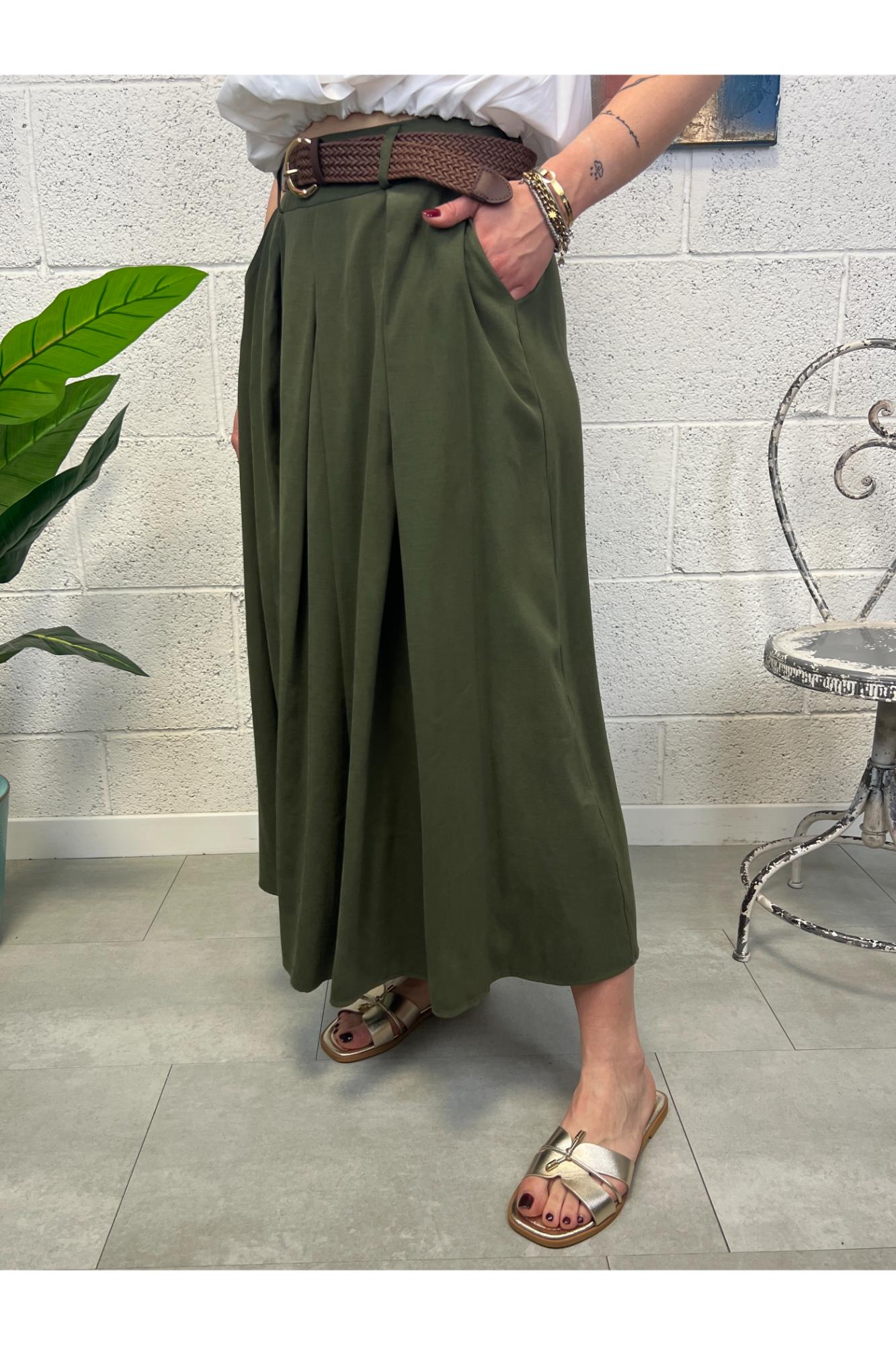 METOO Gonna a pieghe Metoo Verde
