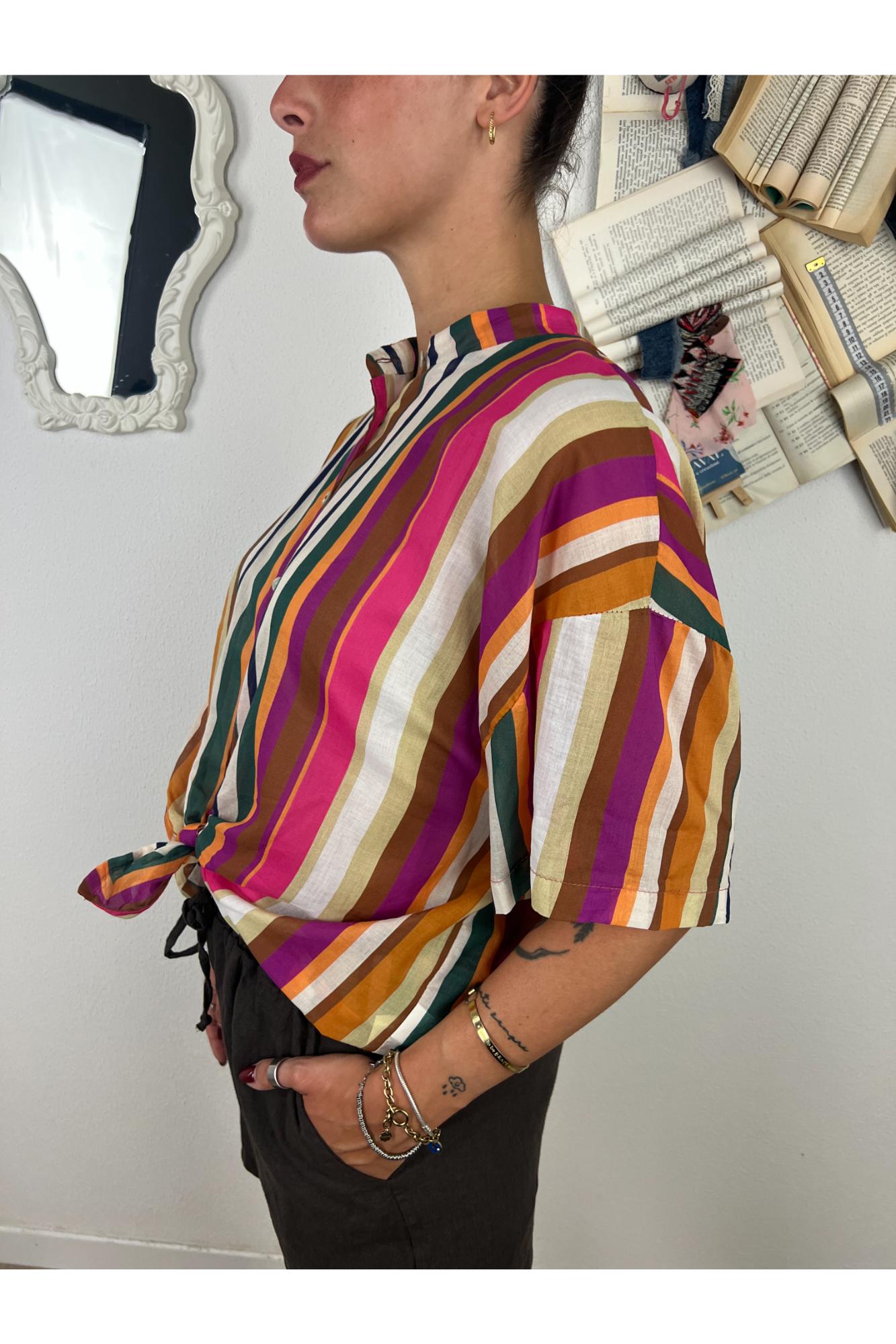 Camicia rigata Mote