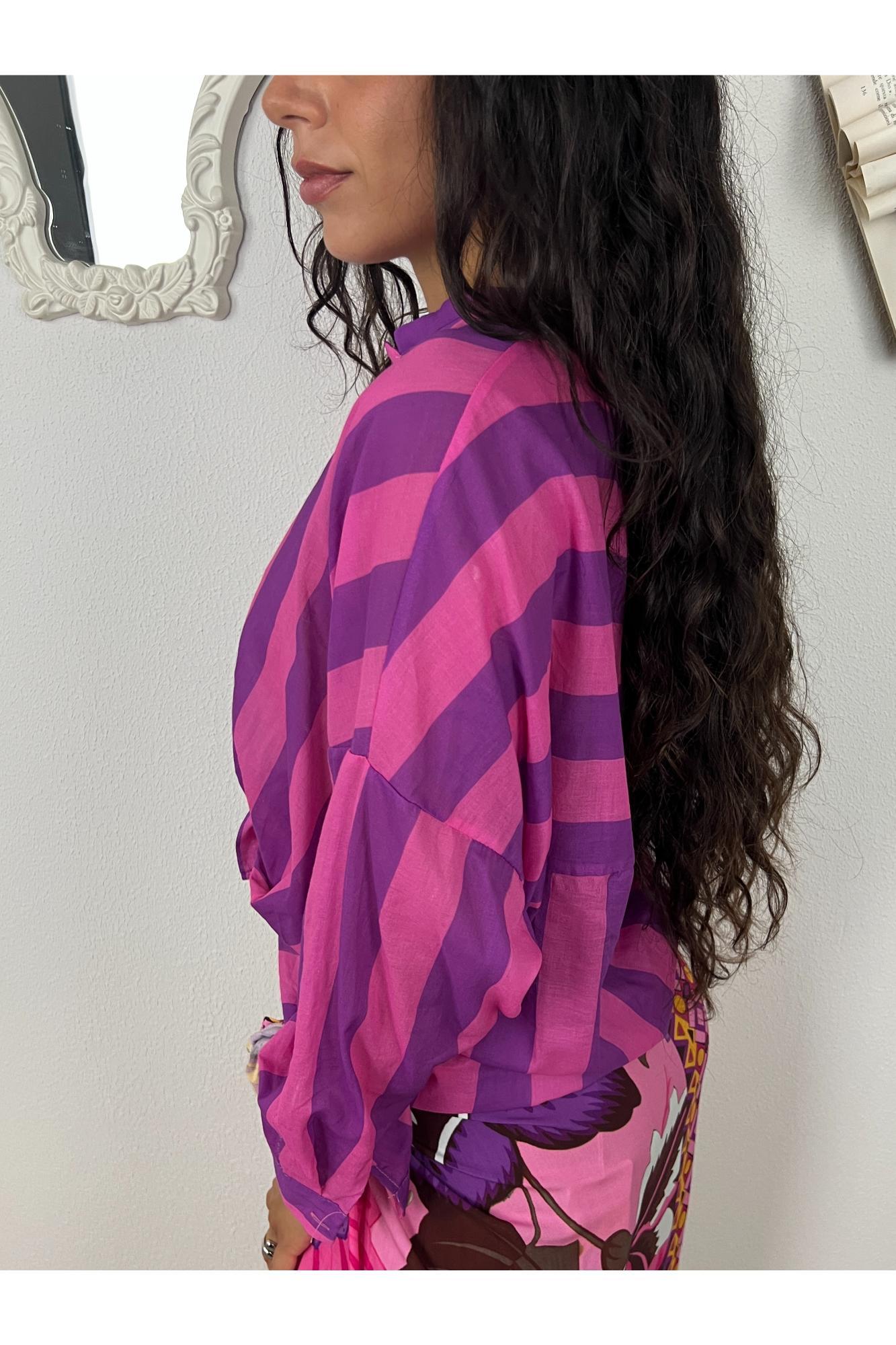 Camicia rigata Motel